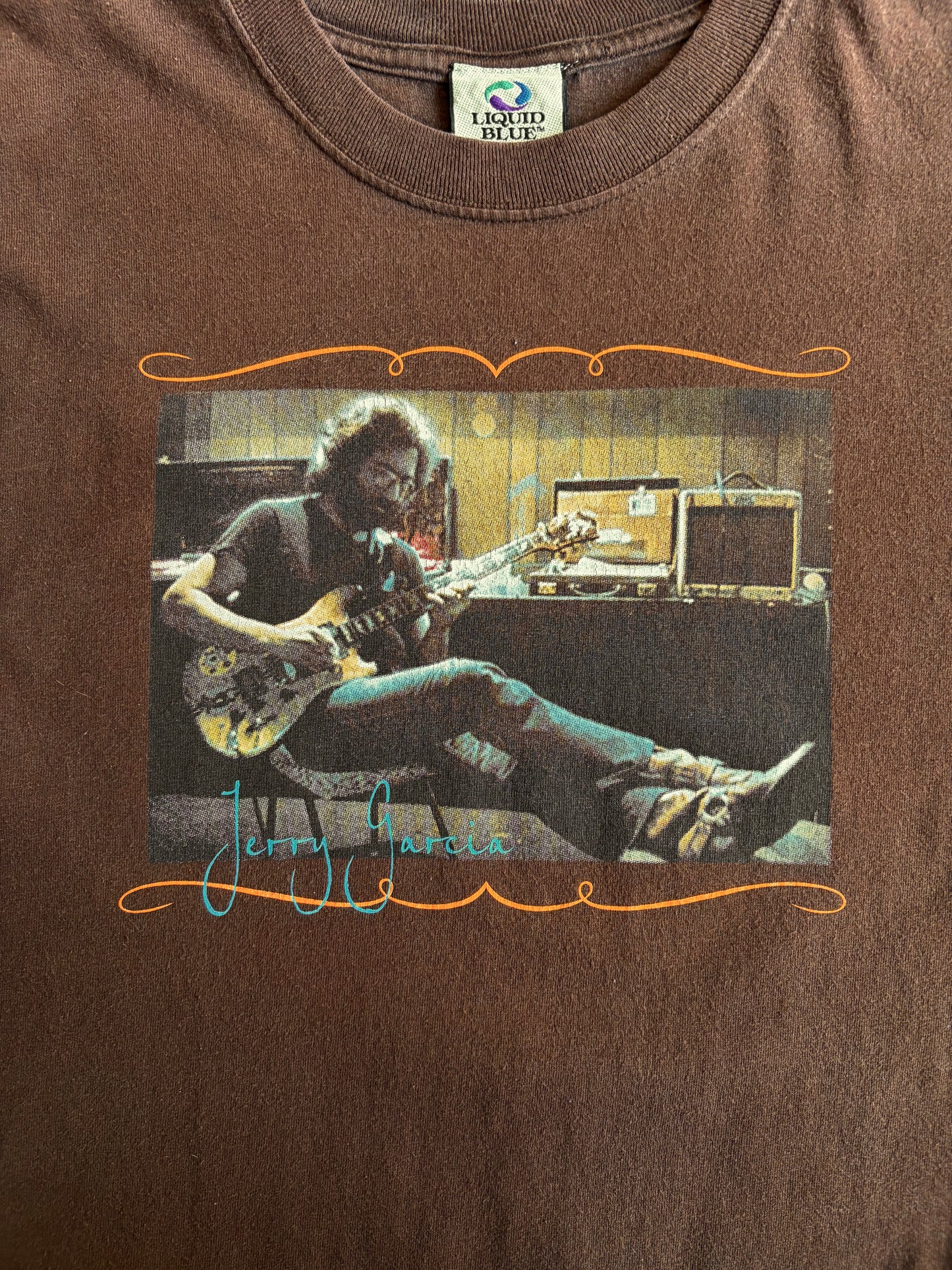 00's JERRY GARCIA x LIQUID BLUE t-shirt
