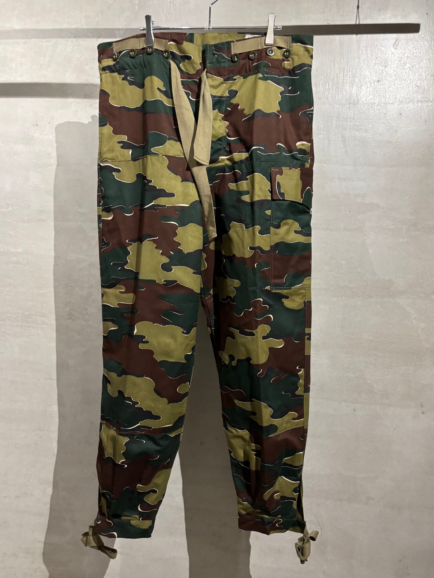 60's BELGIAN AIRFORCE M-58 jigsaw camo cargo pants