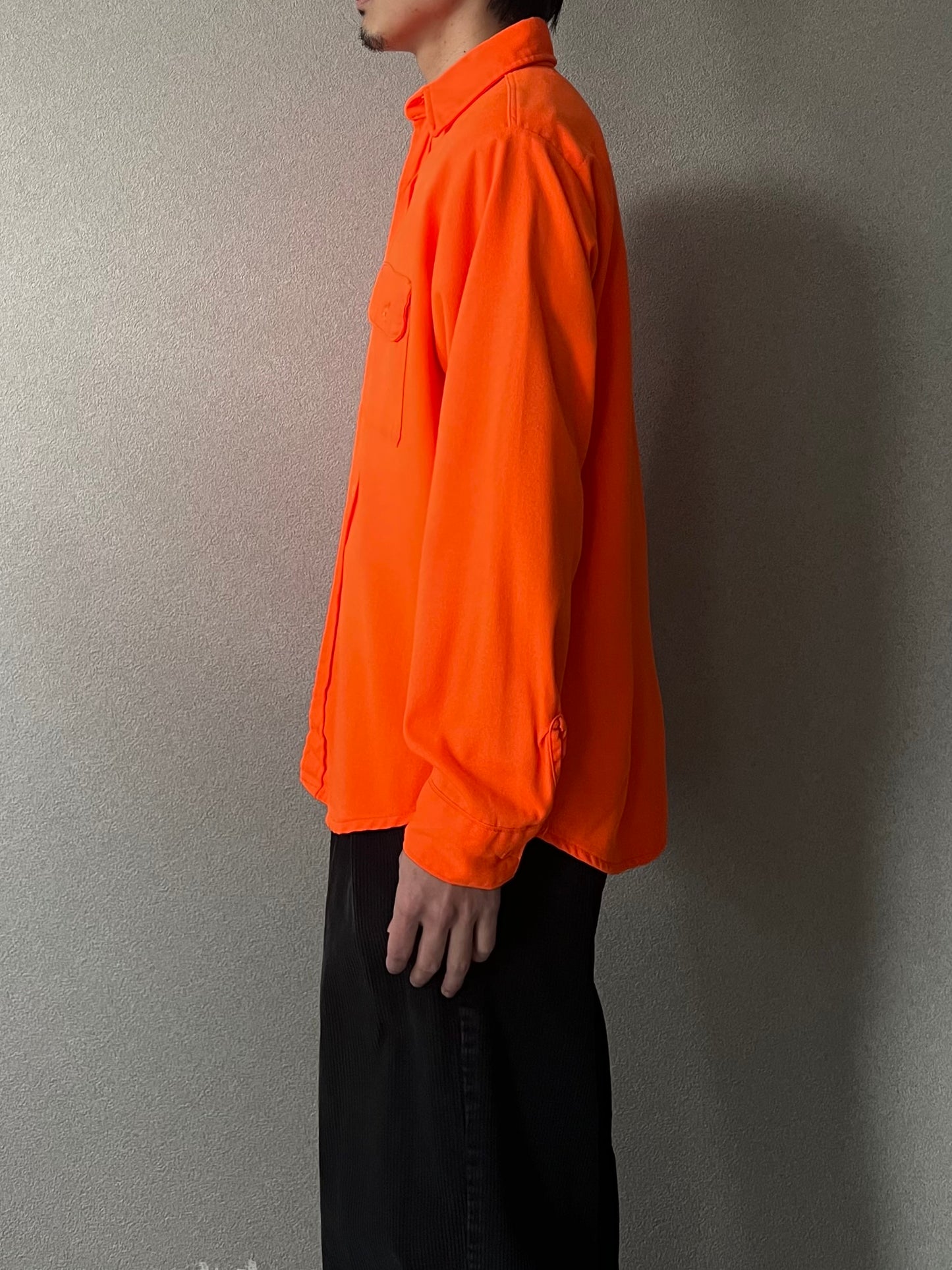 80's FIVE BROTHER acrylic work shirt “Made in USA”