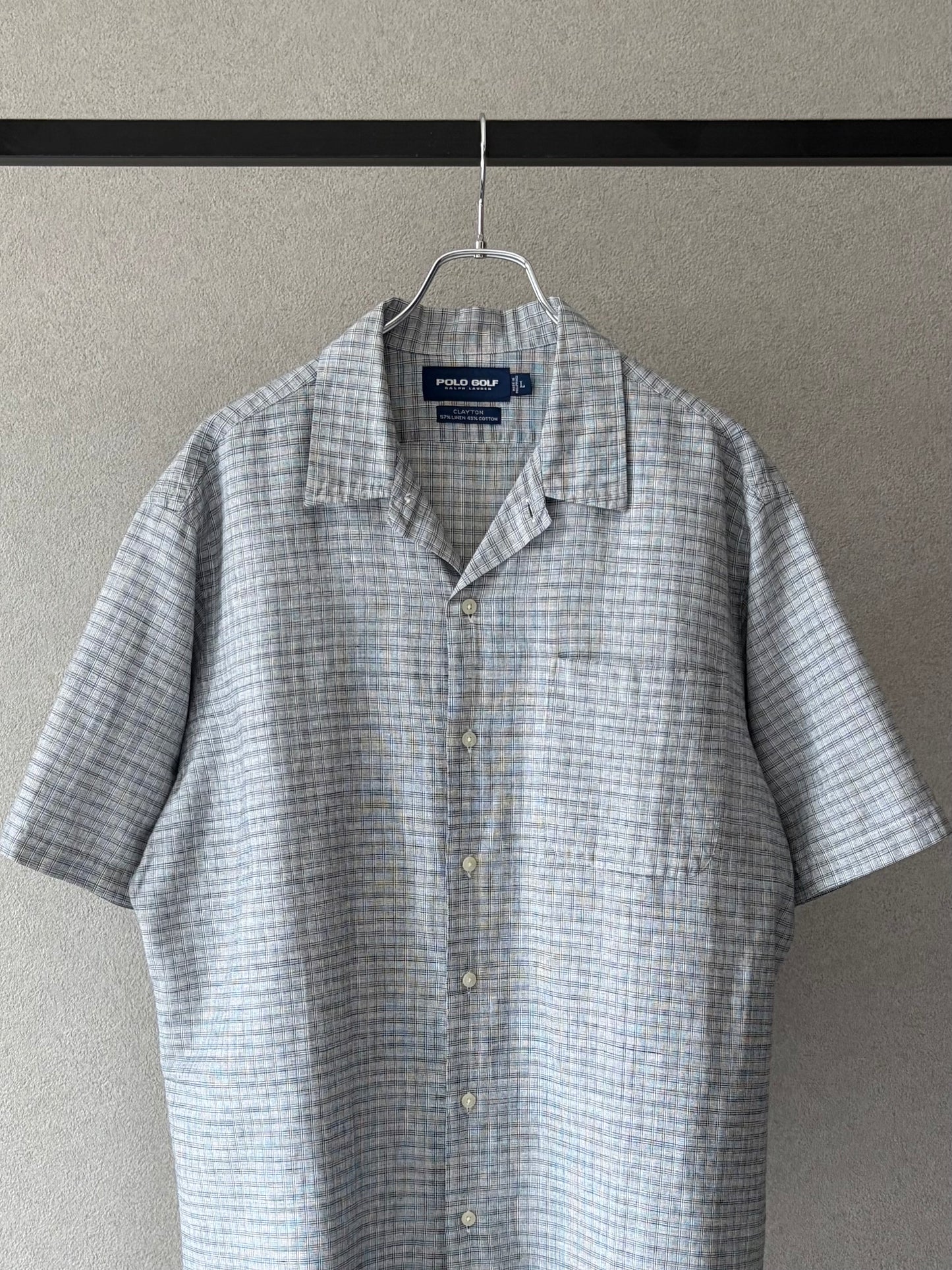 90's POLO GOLF open collar shirt