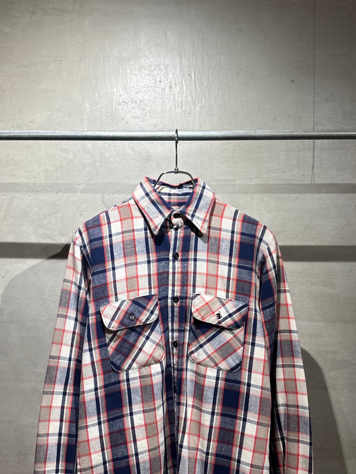 80's FIVE BROTHER flannel shirt "Made in USA"