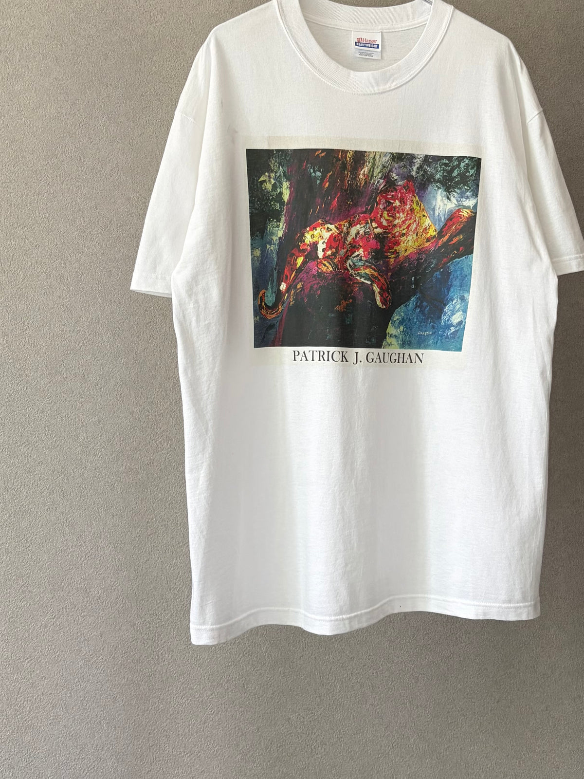 00's PATRICK J. GAUGHAN printed t-shirt "Dead Stock"