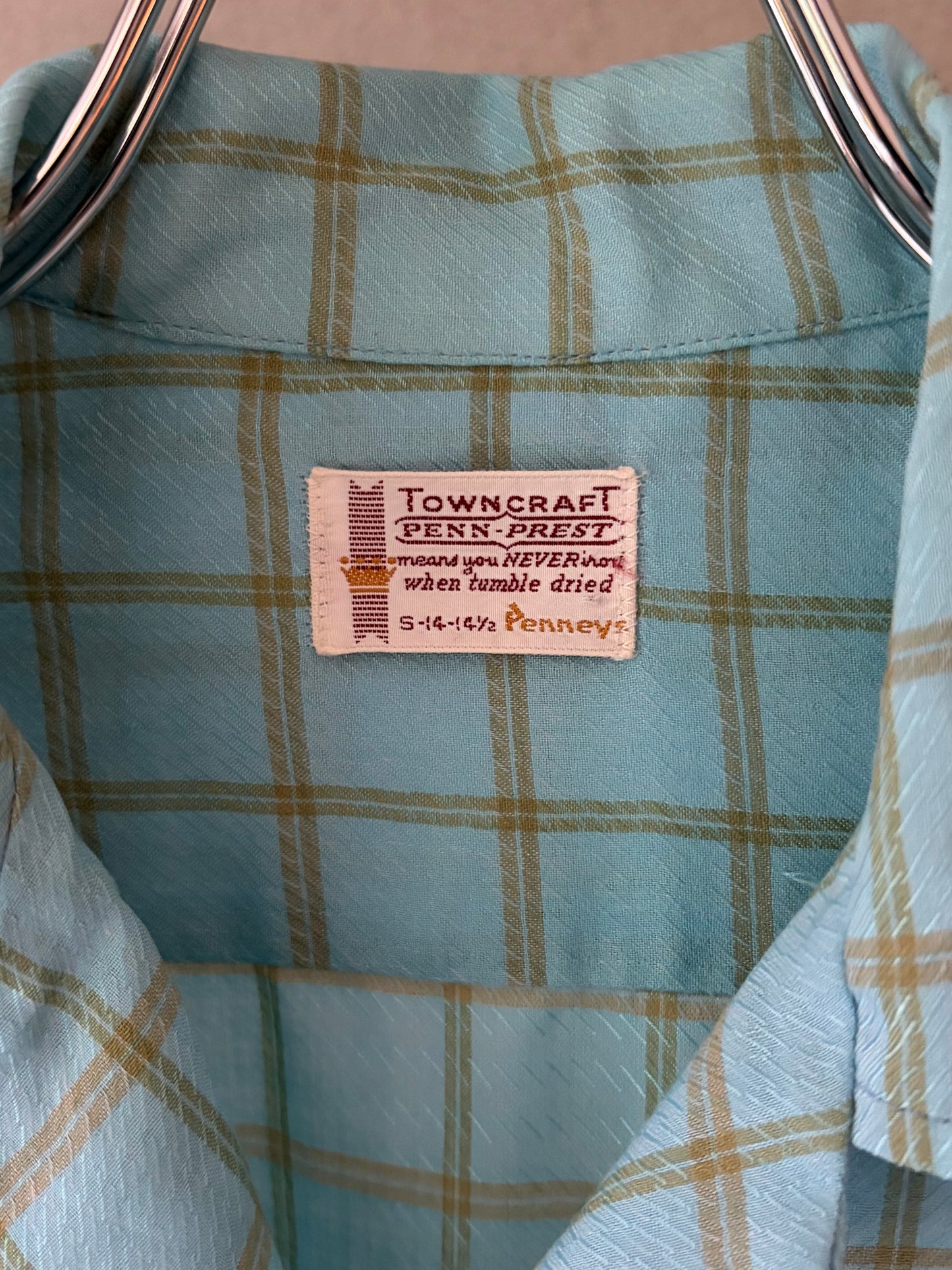 60's〜 TOWNCRAFT open collar shirt