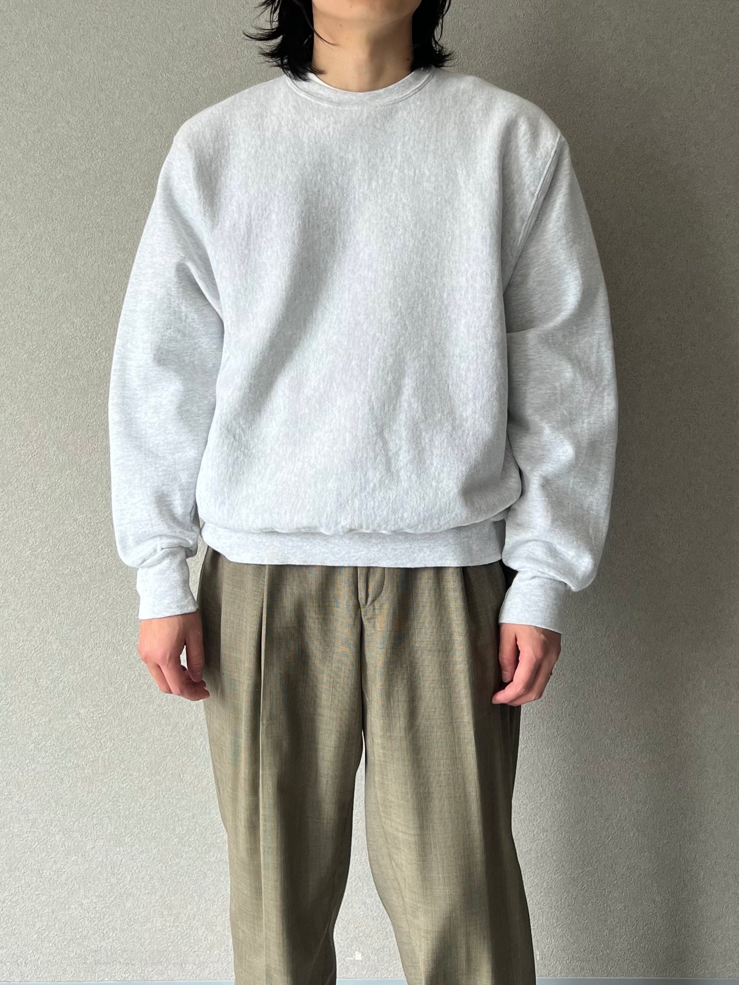 90's SANTEE REVERSE WEAVE type sweater
