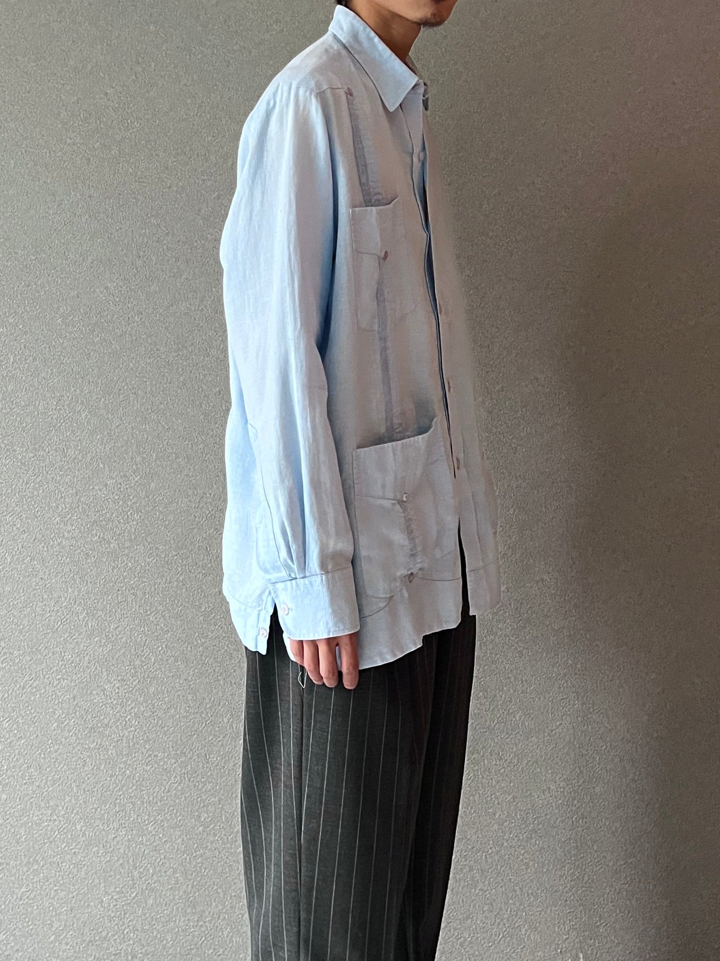 90's PANABRISA corona linen guayabera shirt “Made in PANAMA”
