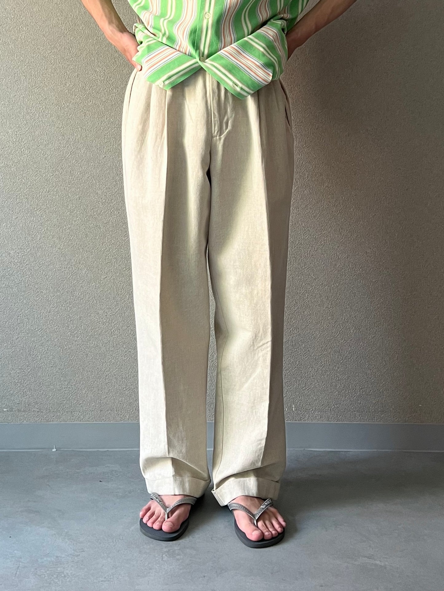 00's DOCKERS linen slacks