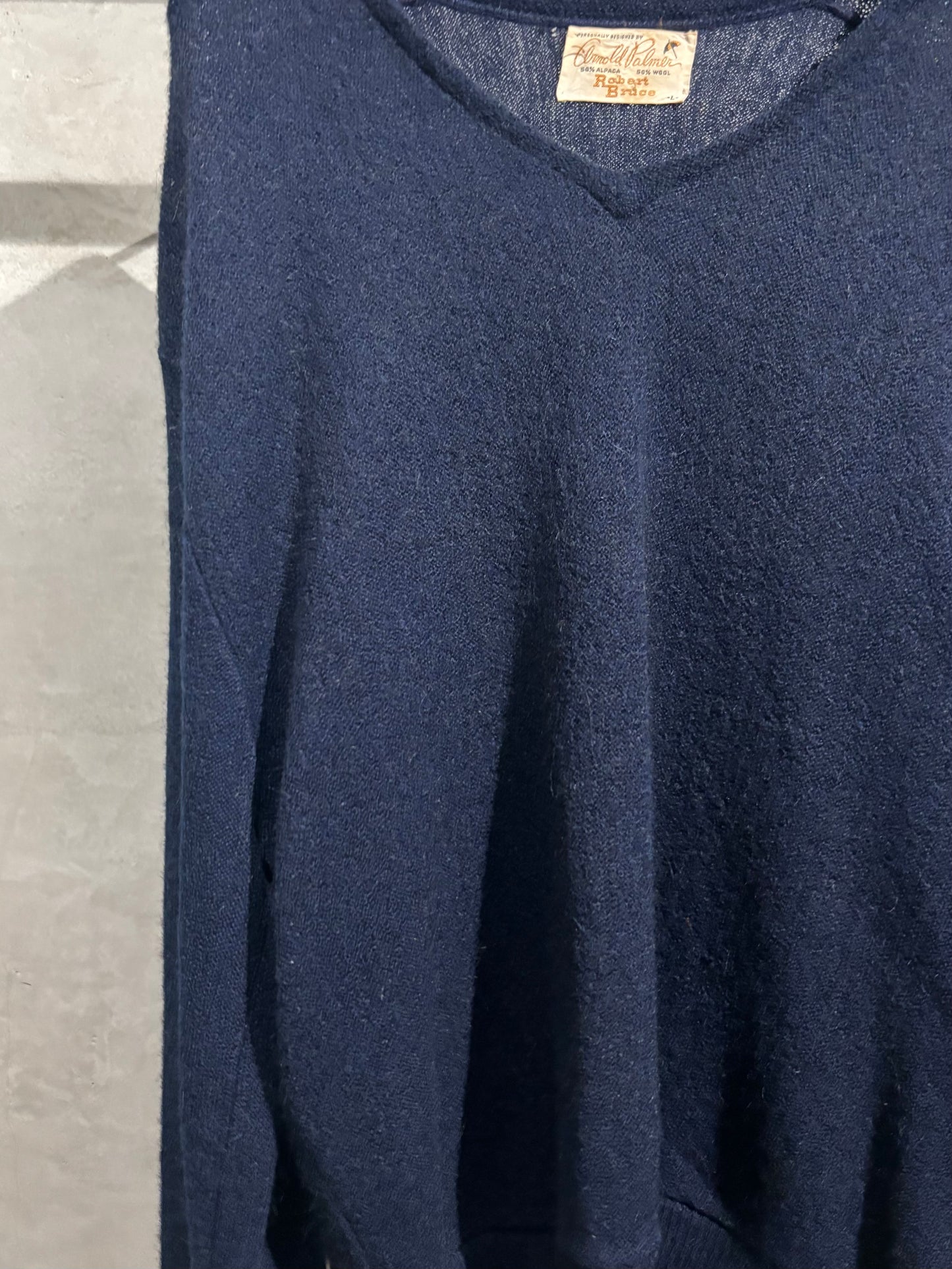 70's Arnold Palmer alpaca knit sweater