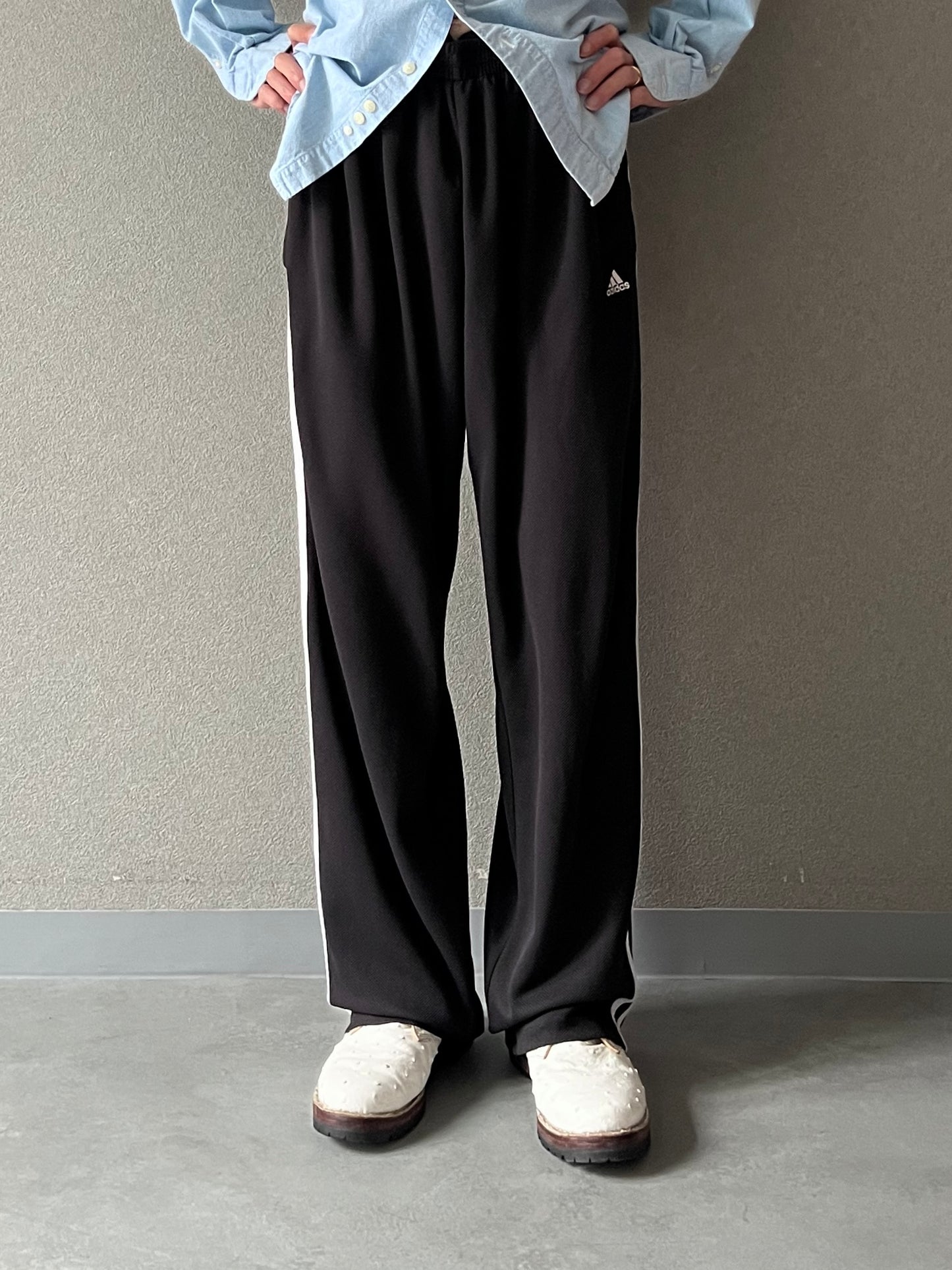 00's adidas mesh track pants