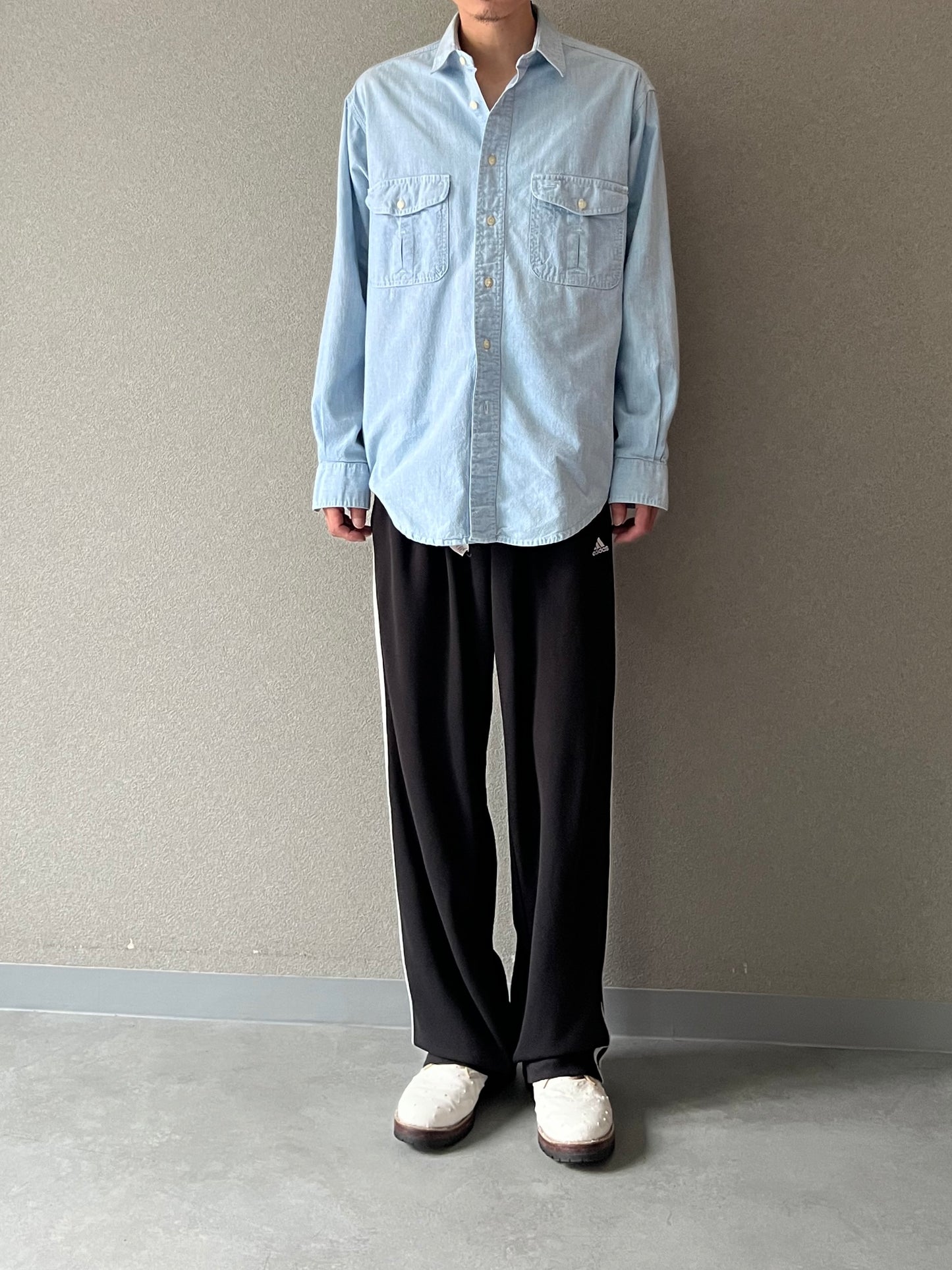 00's adidas mesh track pants