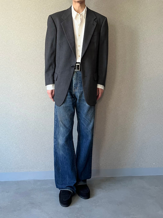 80's Burberrys' wool tailored jacket "Made in USA"