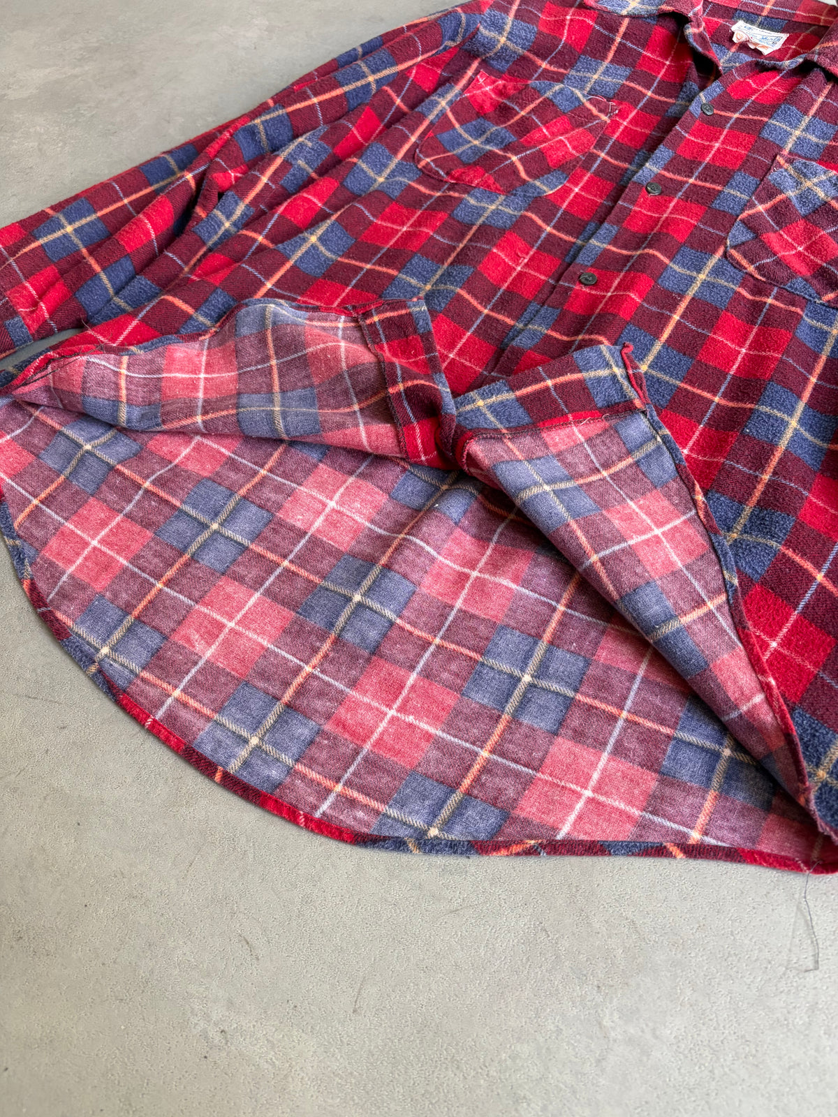 70's Custom Shirts printed flannel shirt