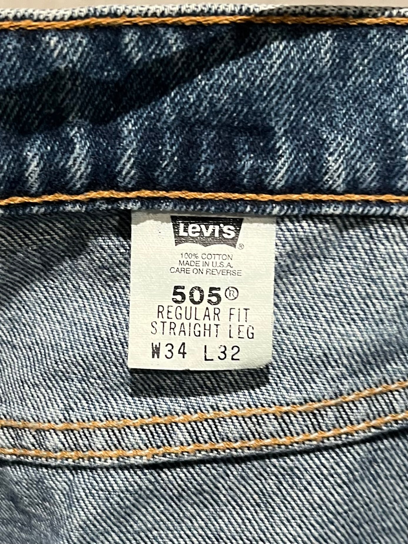 90's Levi's 505 denim pants “Made in USA”