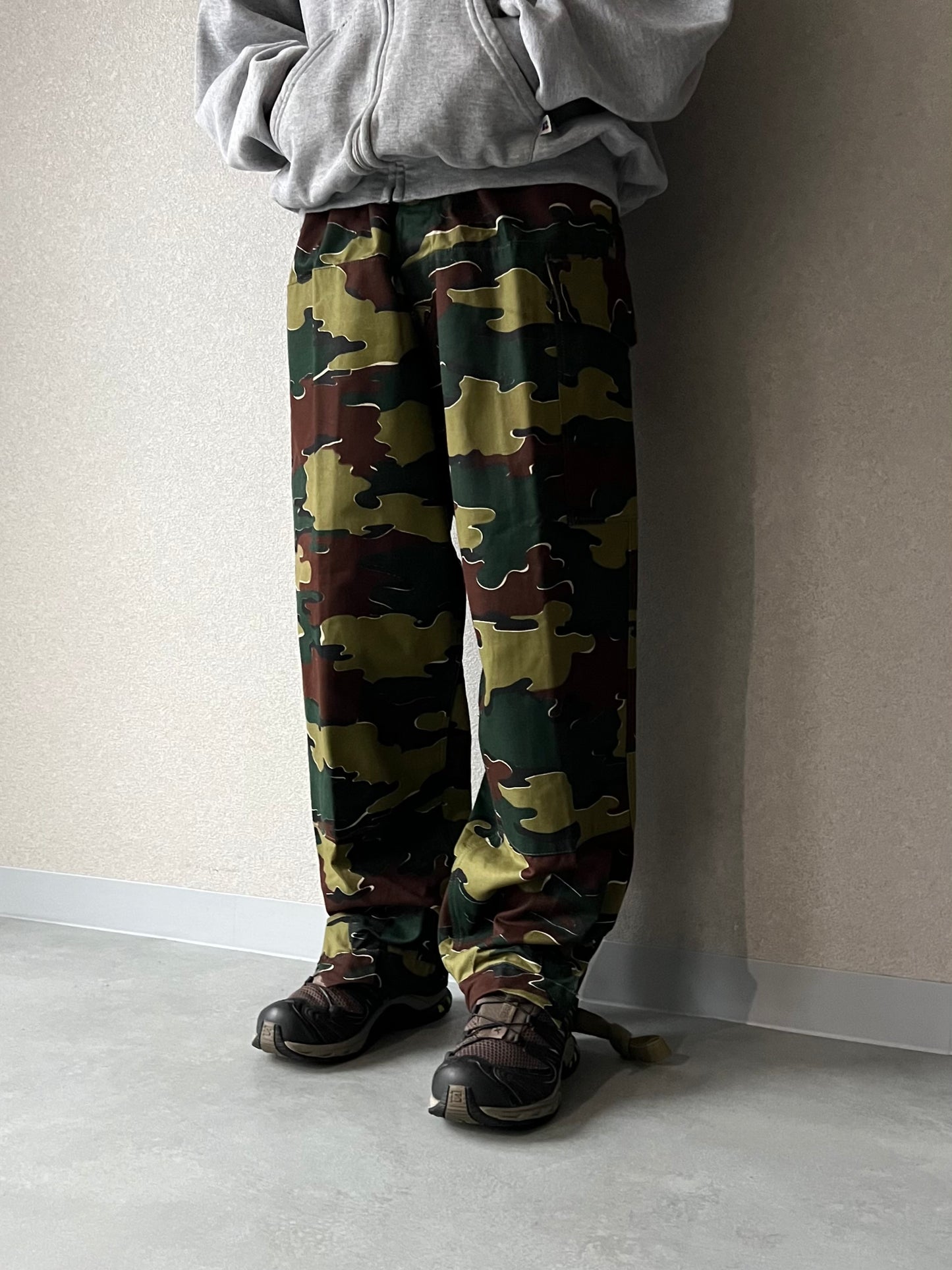 60's BELGIAN AIRFORCE M-58 jigsaw camo cargo pants