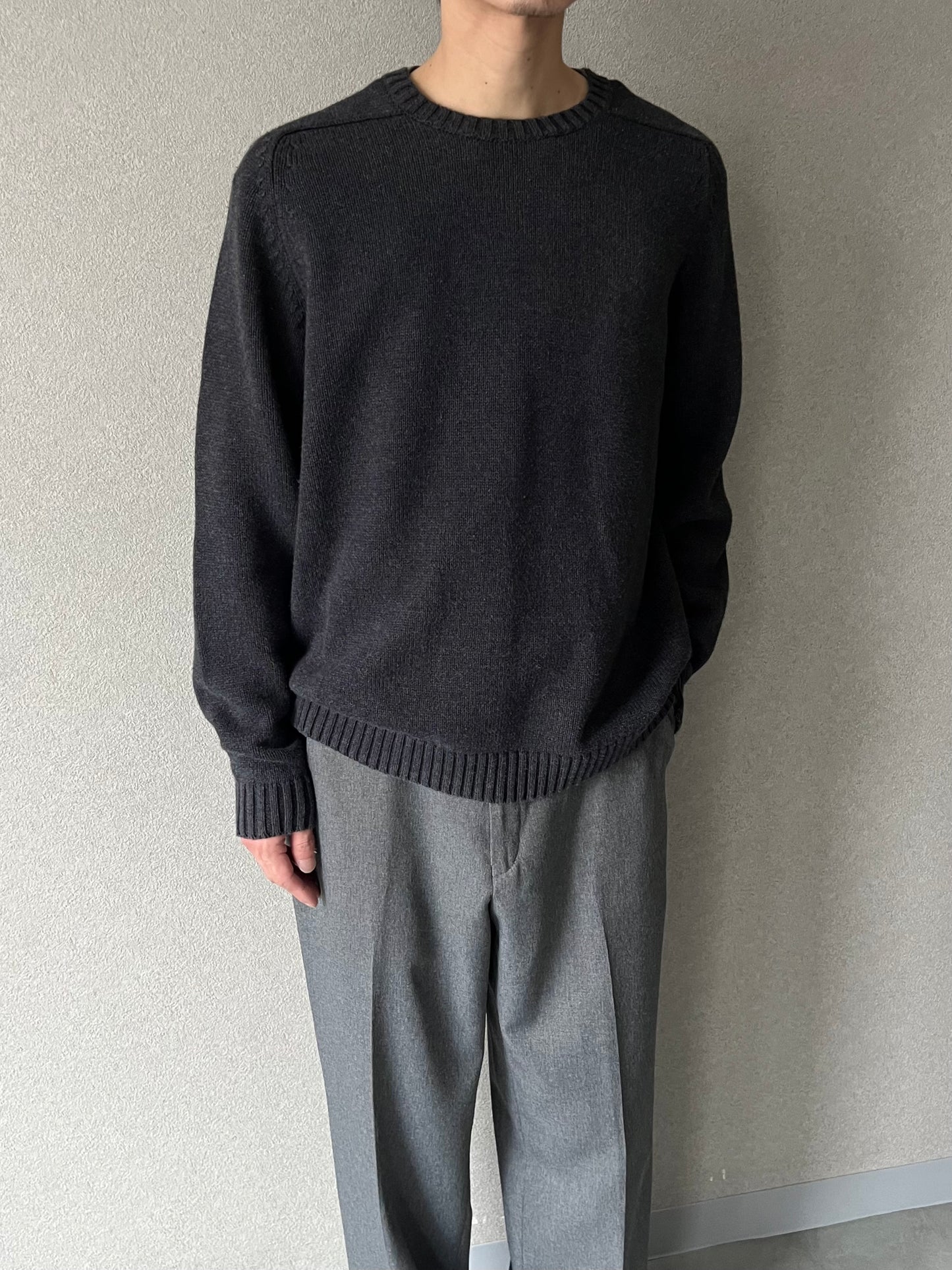 00's LANDS' END cotton knit sweater