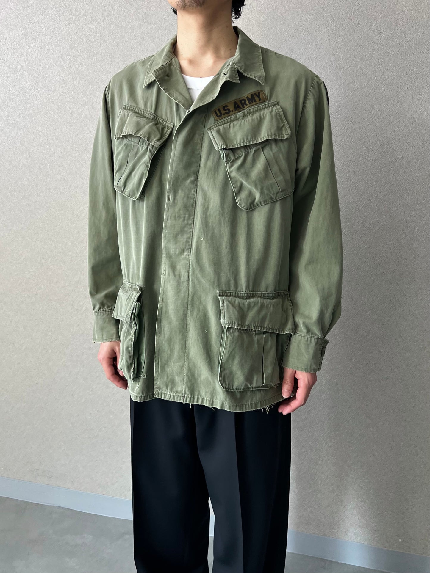 60's US.ARMY jungle fatigue jacket