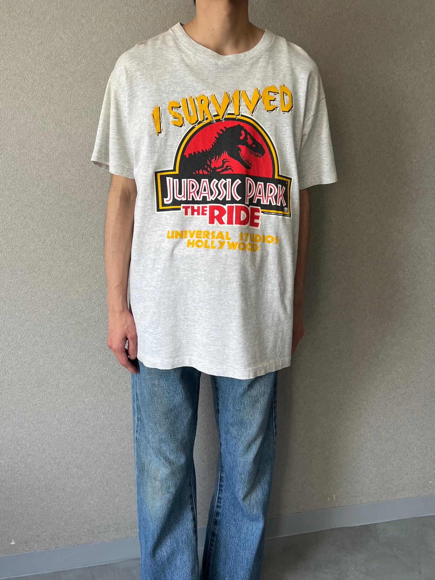 90's JURASSIC PARK printed t-shirt "Made in USA"