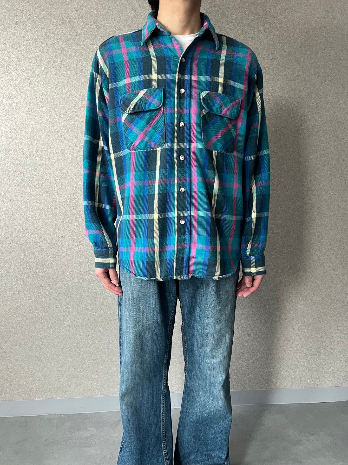 80's FIELD & STREAM flannel shirt