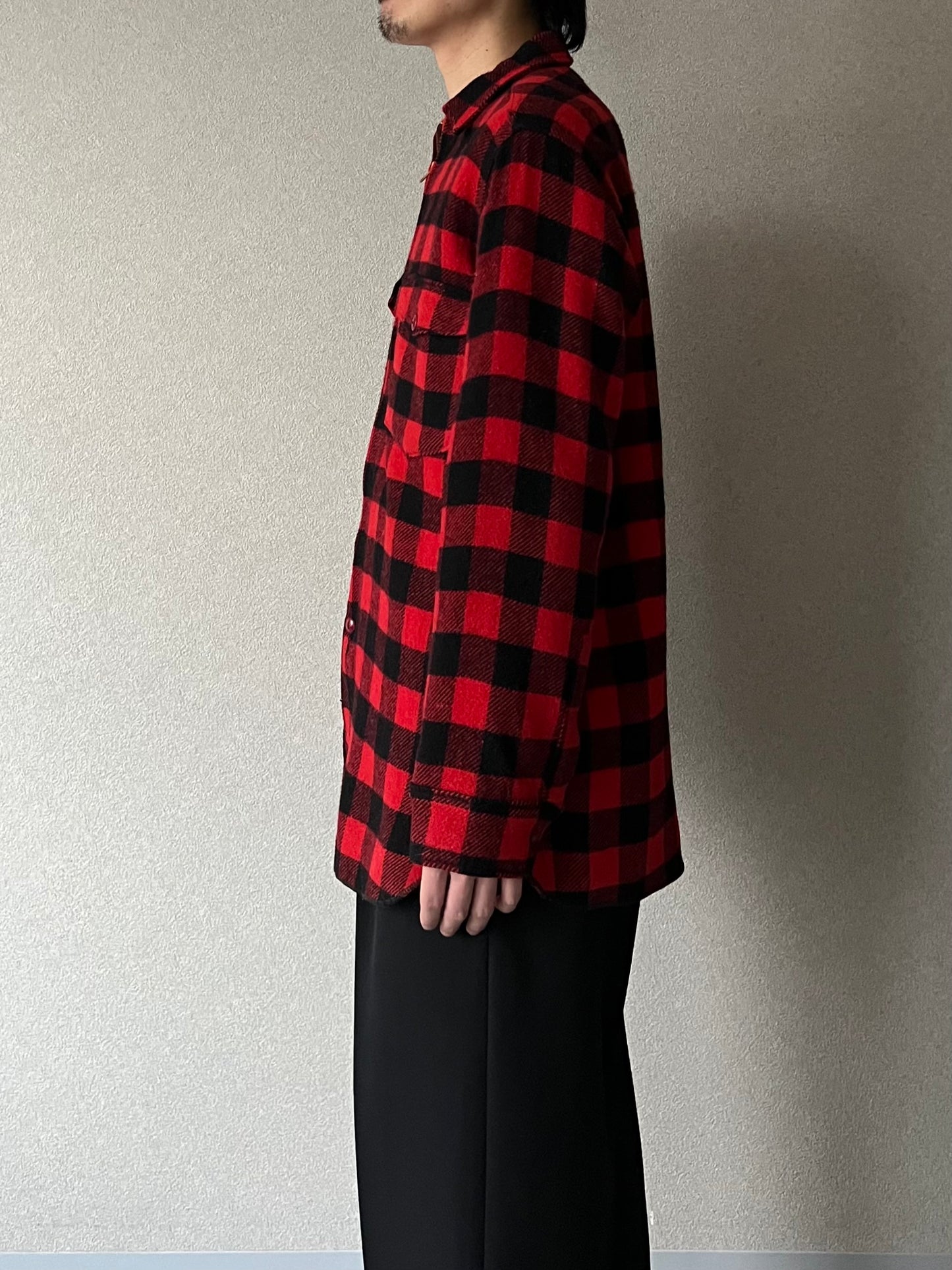 60's WOOLRICH wool shirt