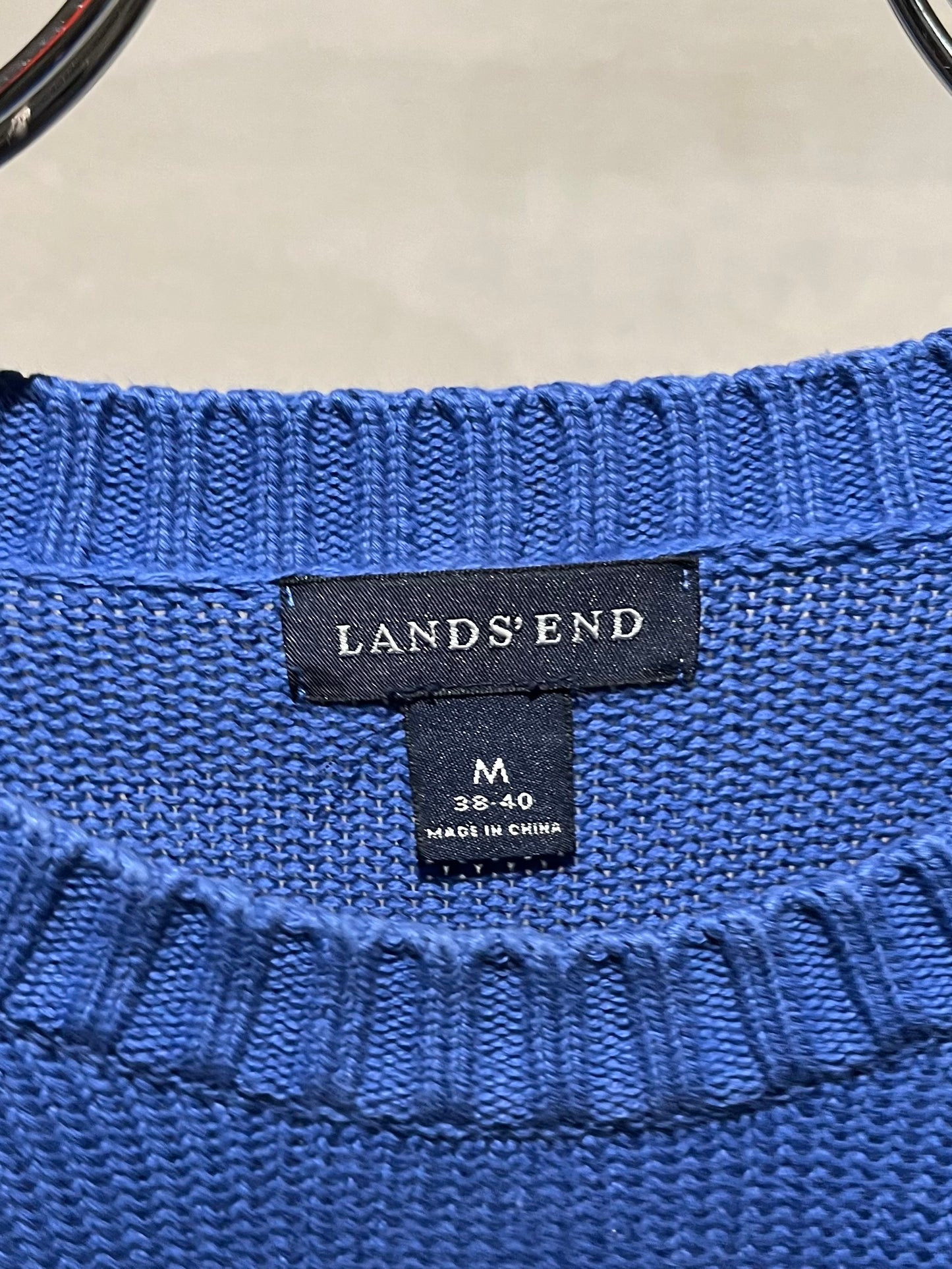 00's LANDS' END cotton knit sweater