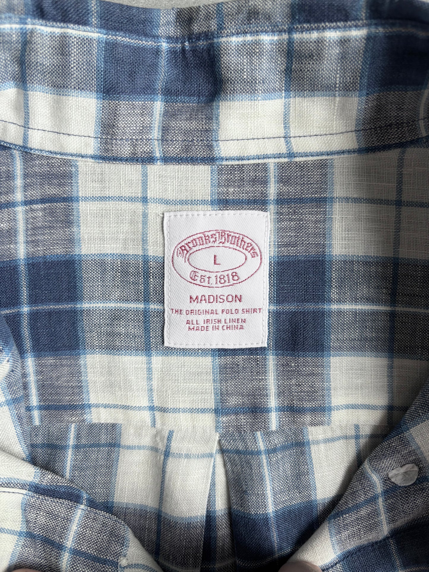 00's Brooks Brothers linen BD shirt