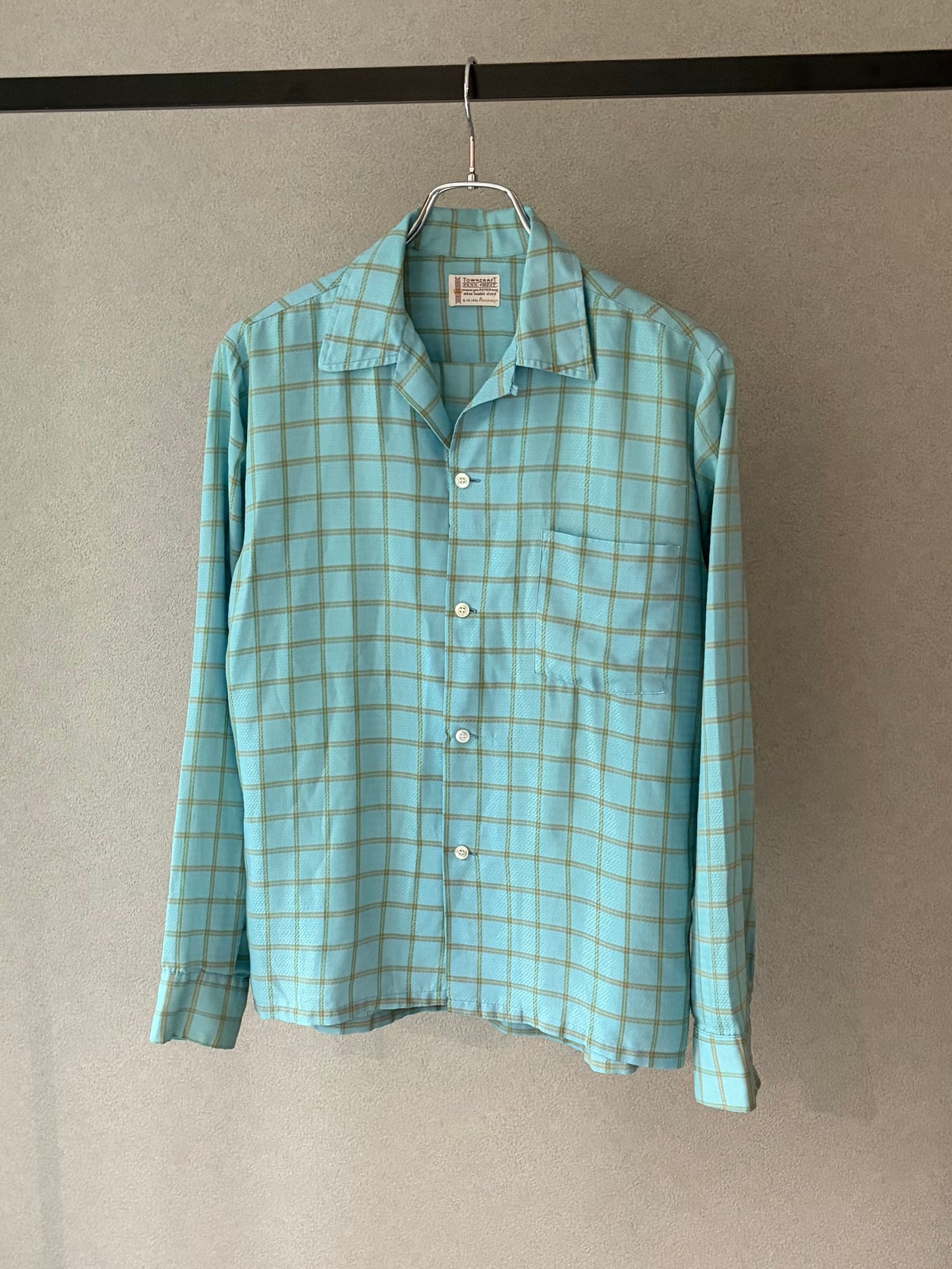 60's〜 TOWNCRAFT open collar shirt