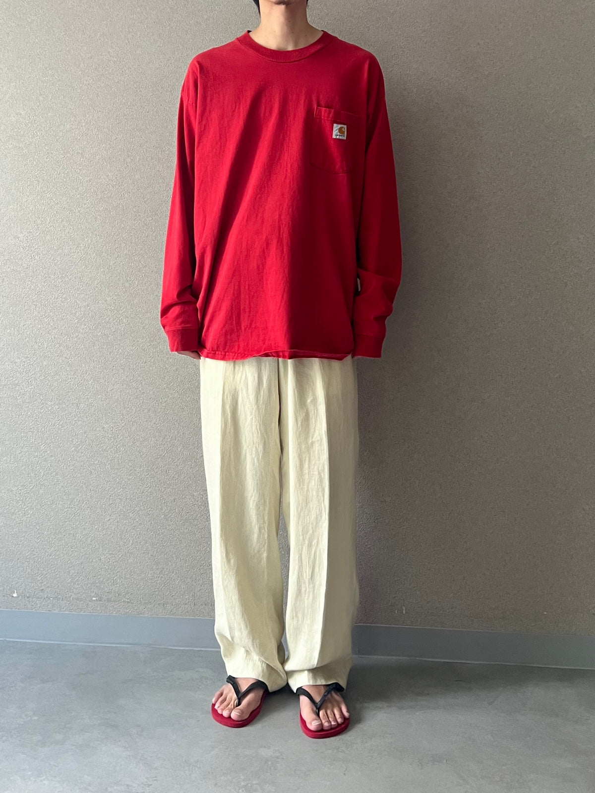 90's〜 carhartt L/S t-shirt
