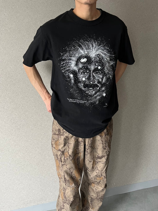 90's Albert Einstein printed t-shirt "MADE in USA"