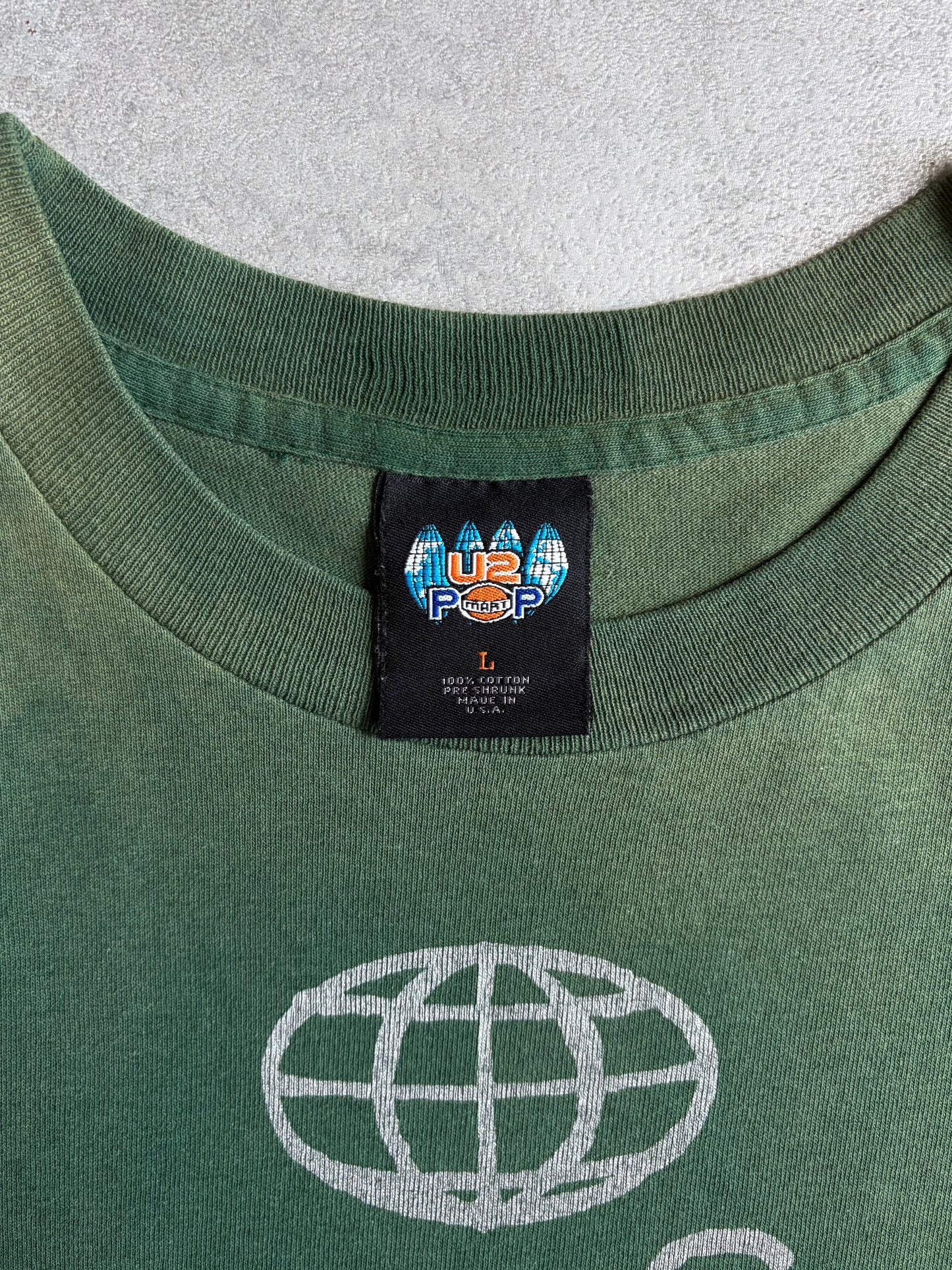 90's U2 music t-shirt “Made in USA”