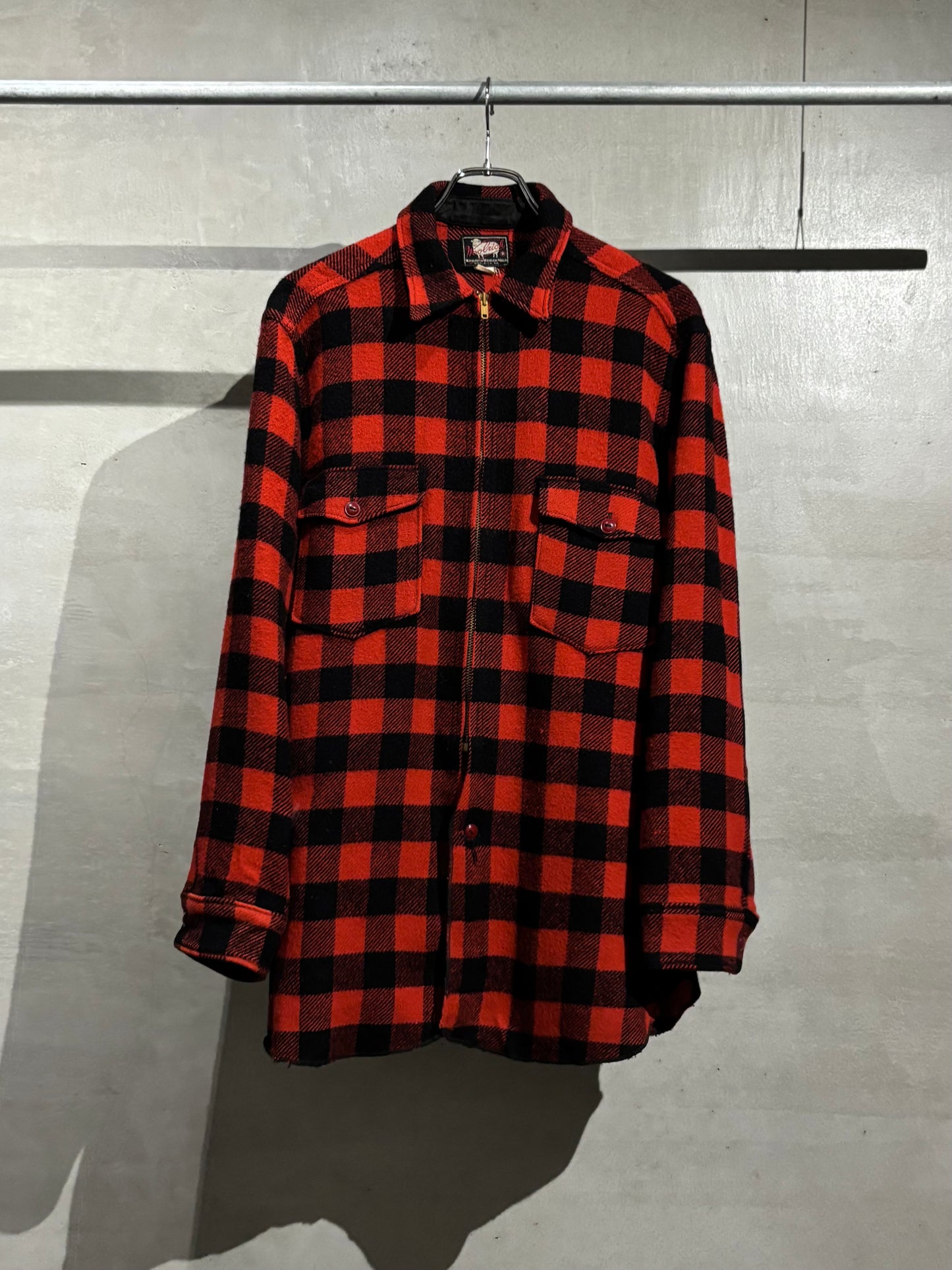 60's WOOLRICH wool shirt