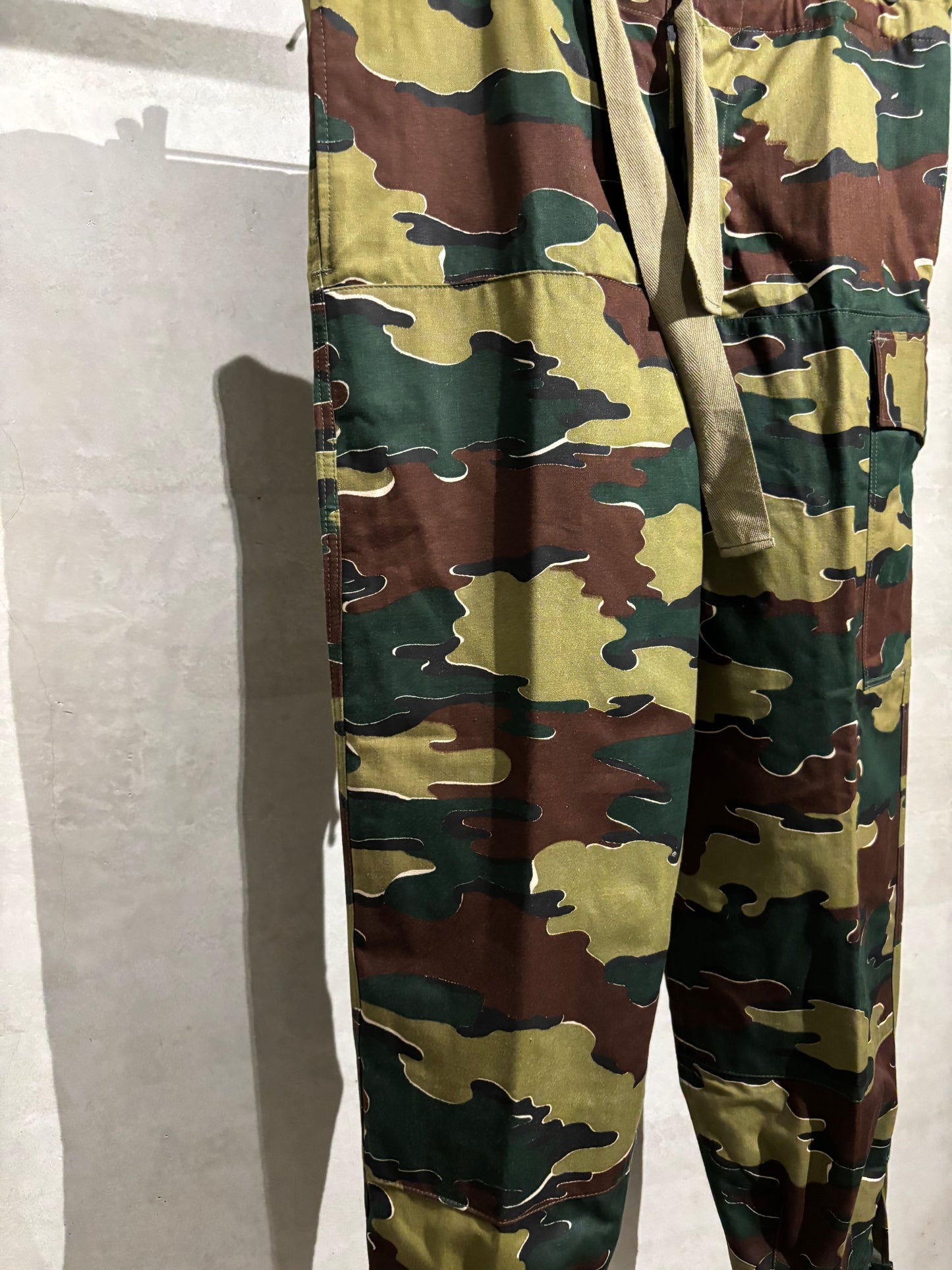 60's BELGIAN AIRFORCE M-58 jigsaw camo cargo pants