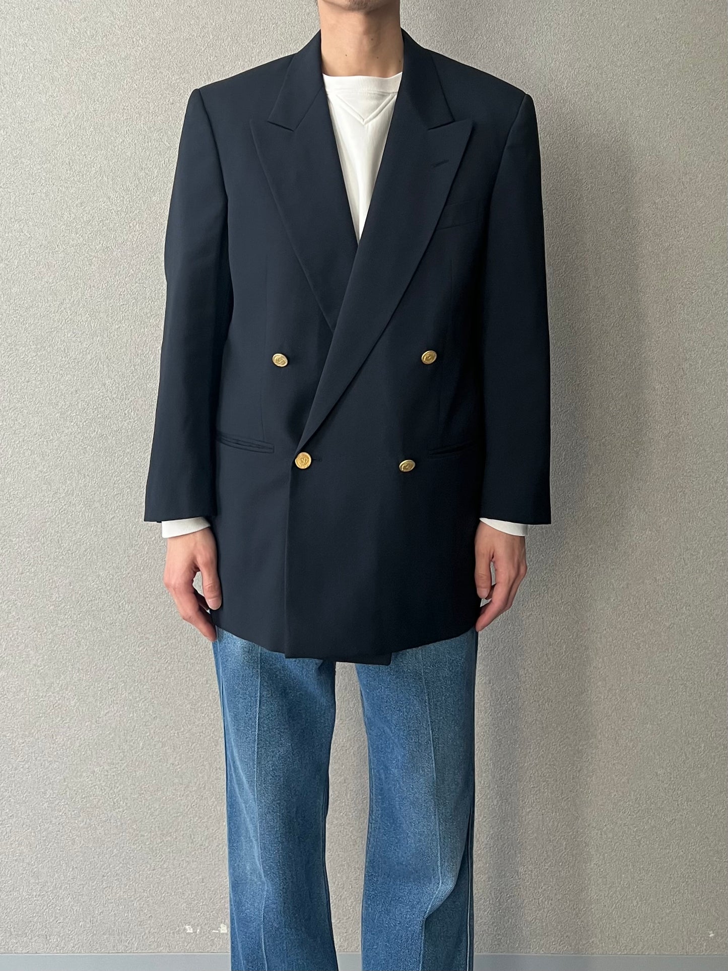 80's VALENTINO wool tailored jacket