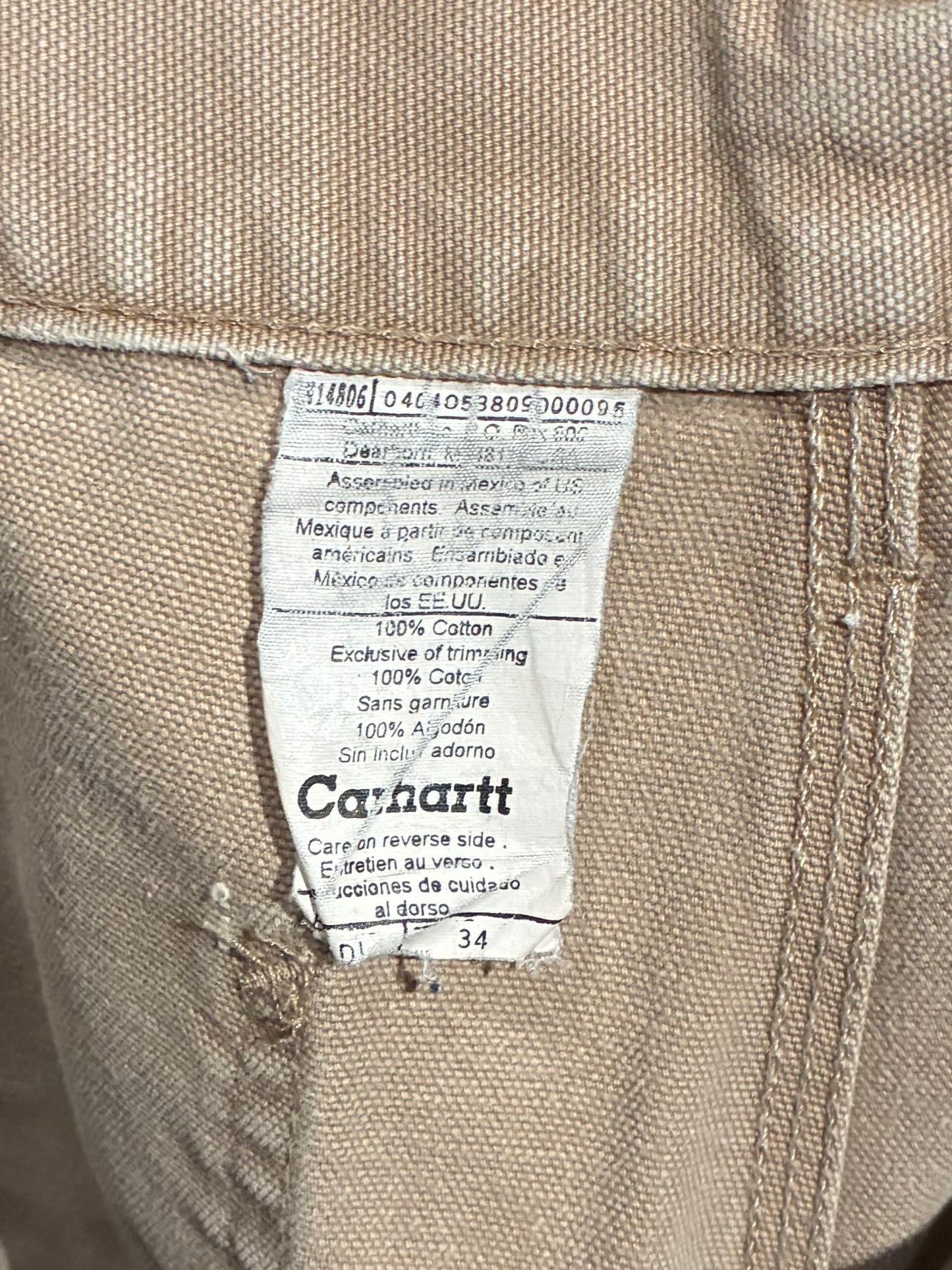 00's carhartt painter shorts