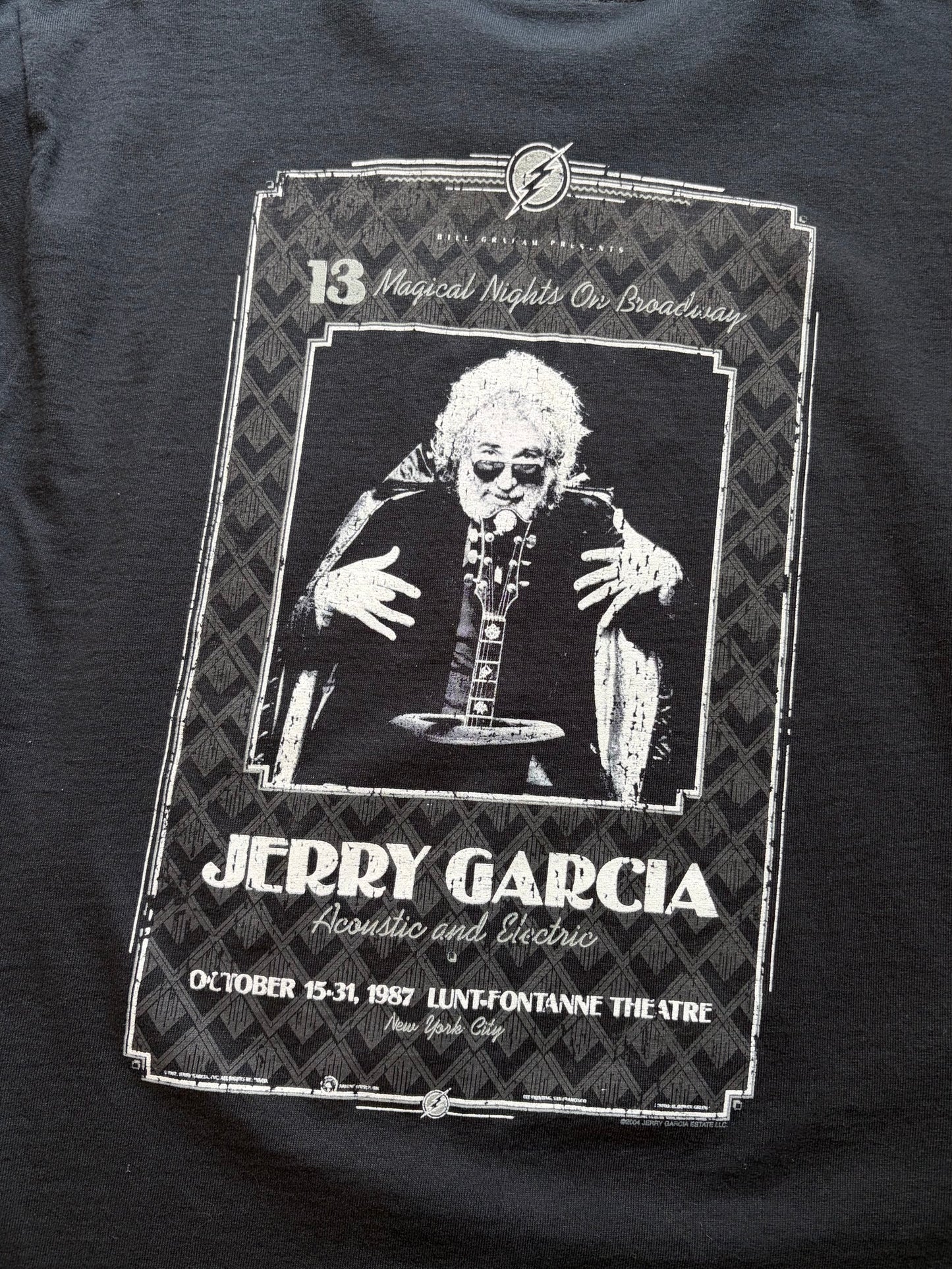00's JERRY GARCIA LIQUID BLUE t-shirt