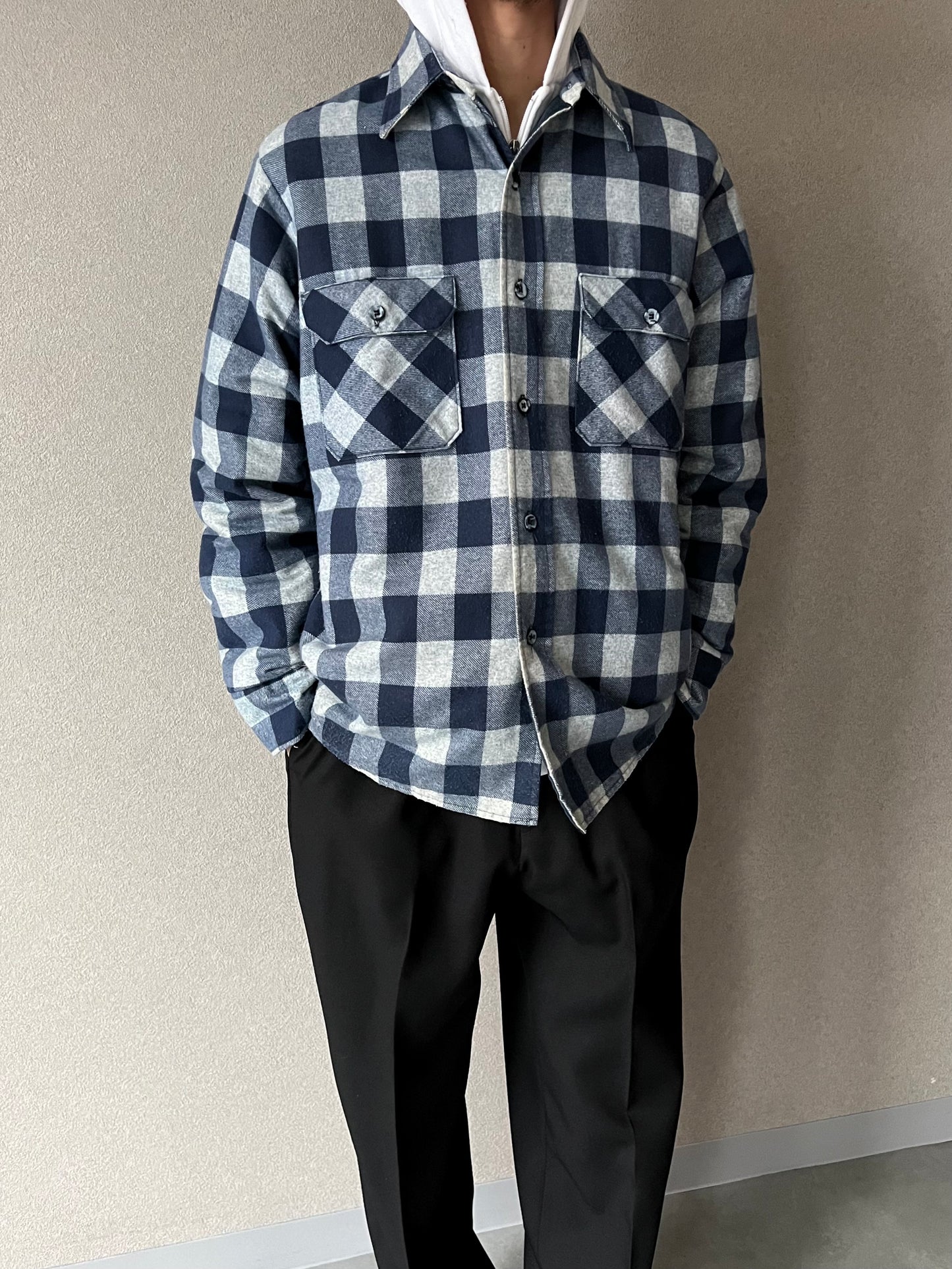 80's Field Master quilting flannel shirt “Made in USA”