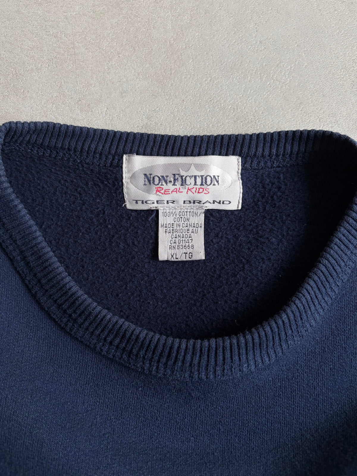 90's〜 NON-FICTION sweater
"Made in CANADA"