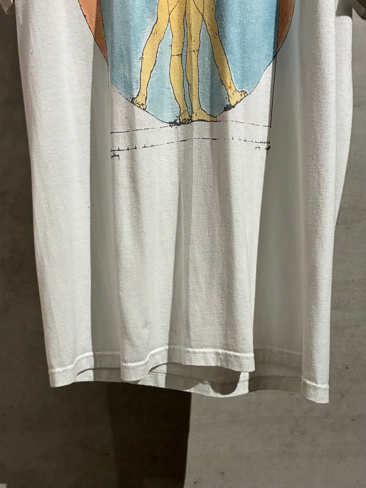 80's〜 Leonardo da Vinci art t-shirt