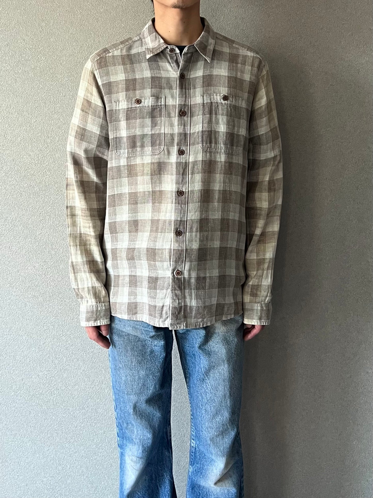 00's patagonia hemp shirt