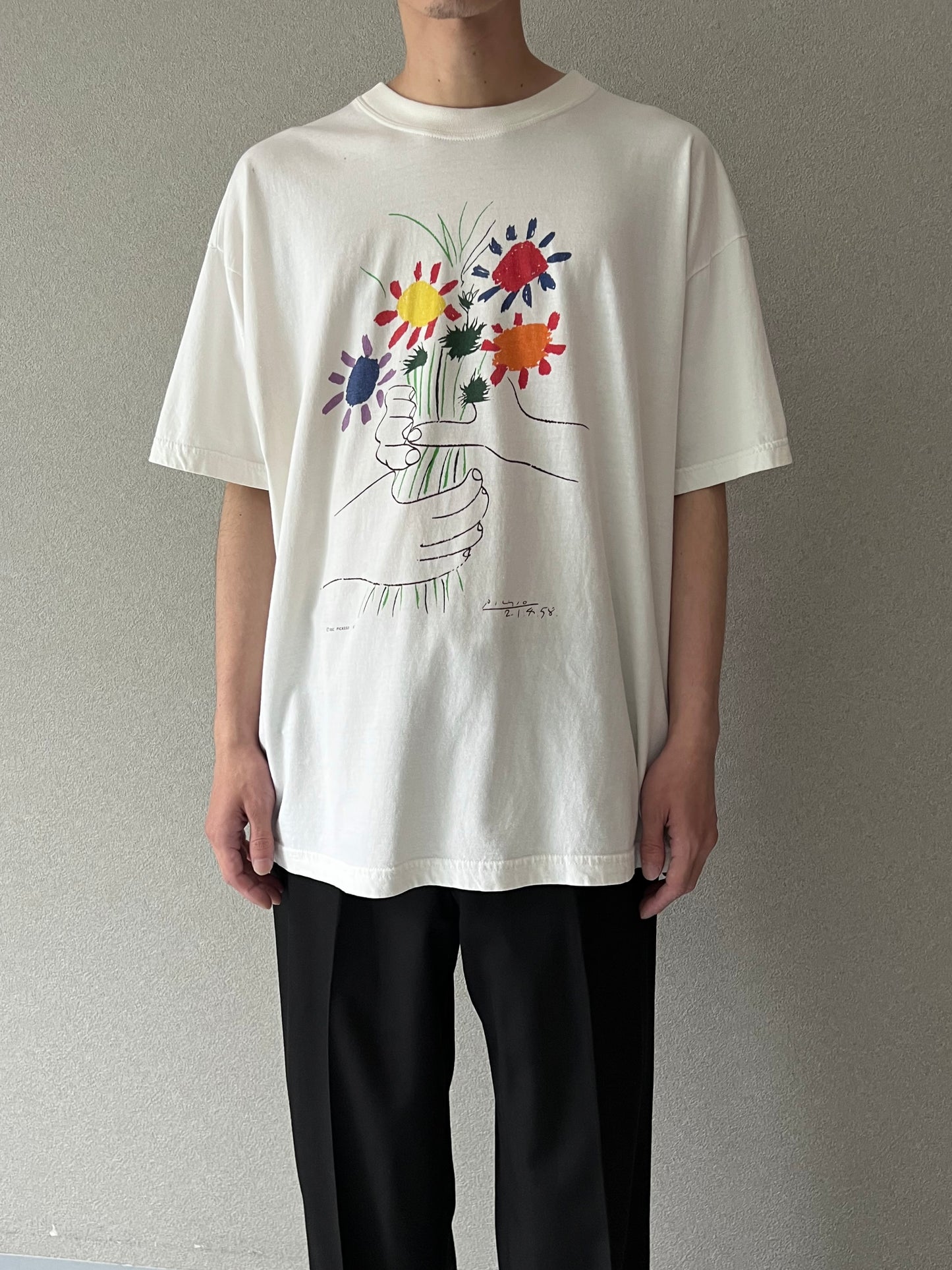 90's Pablo Picasso printed t-shirt “Made in USA”