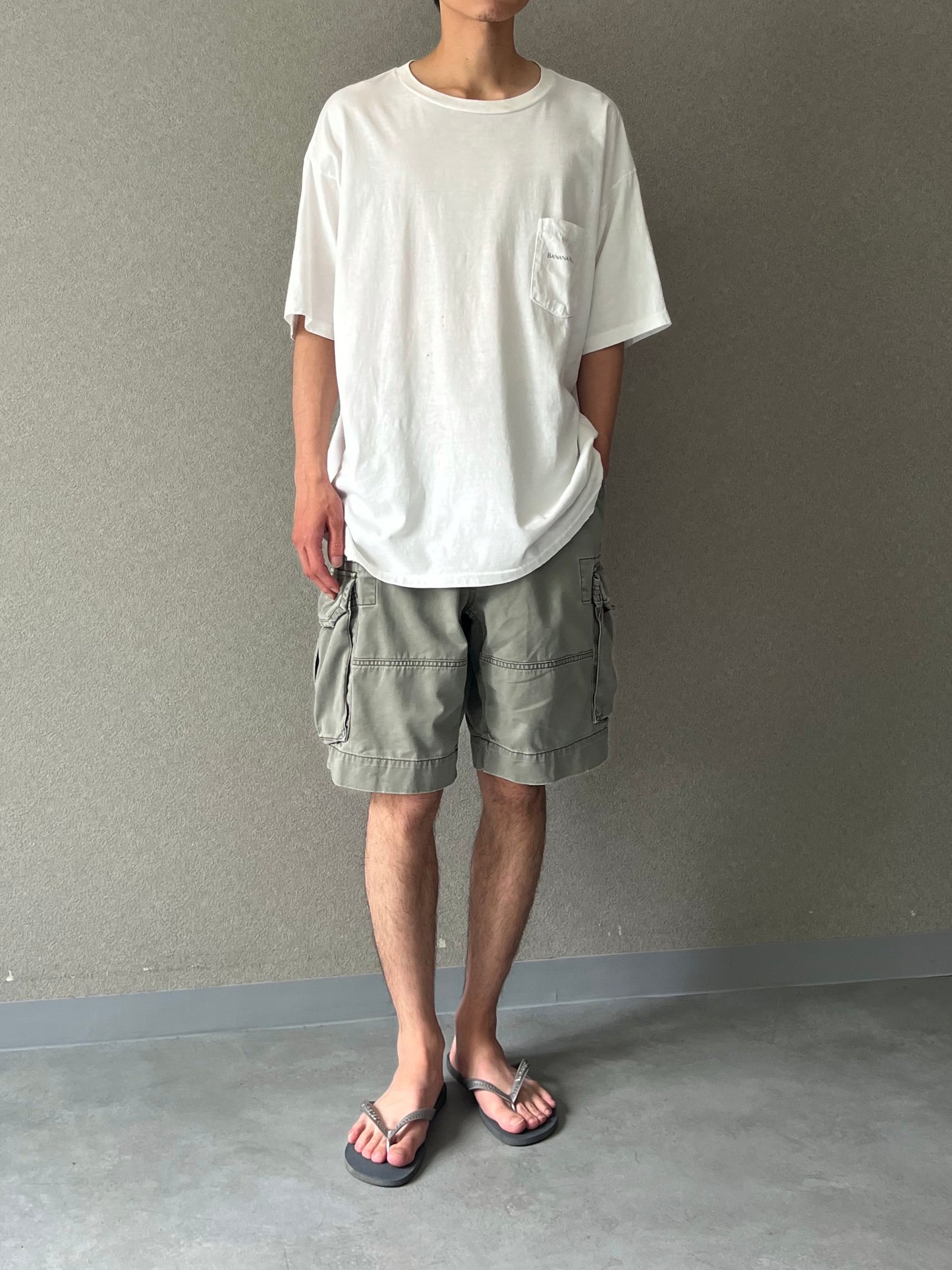 90's BANANA REPUBLIC printed t-shirt "Made in USA"