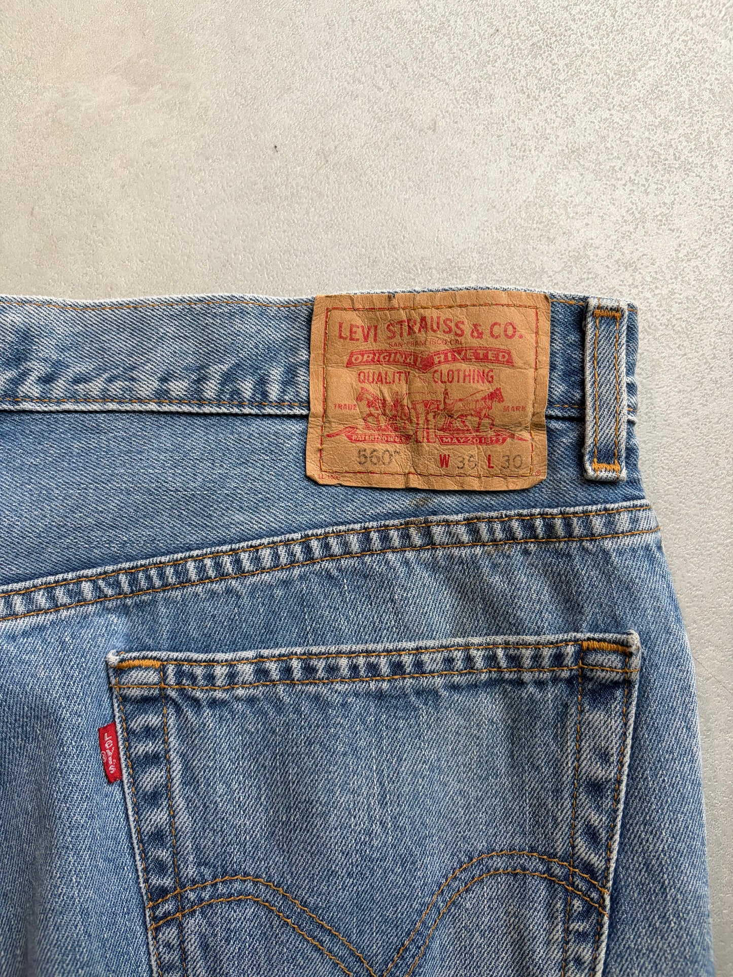00's Levi's 560 denim pants