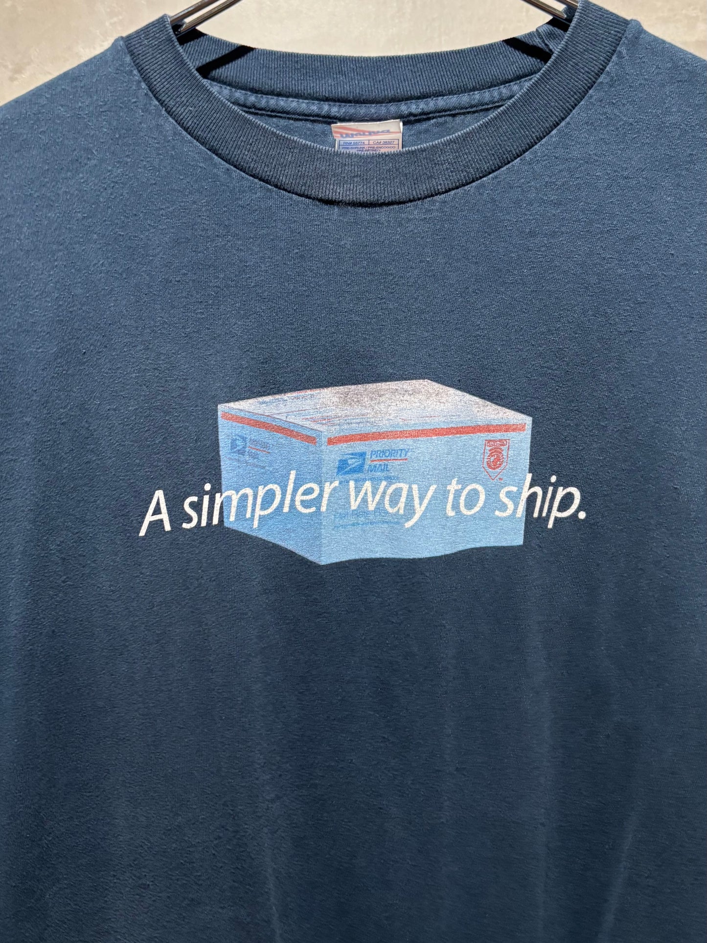 90's USPS printed t-shirt "Made in USA"