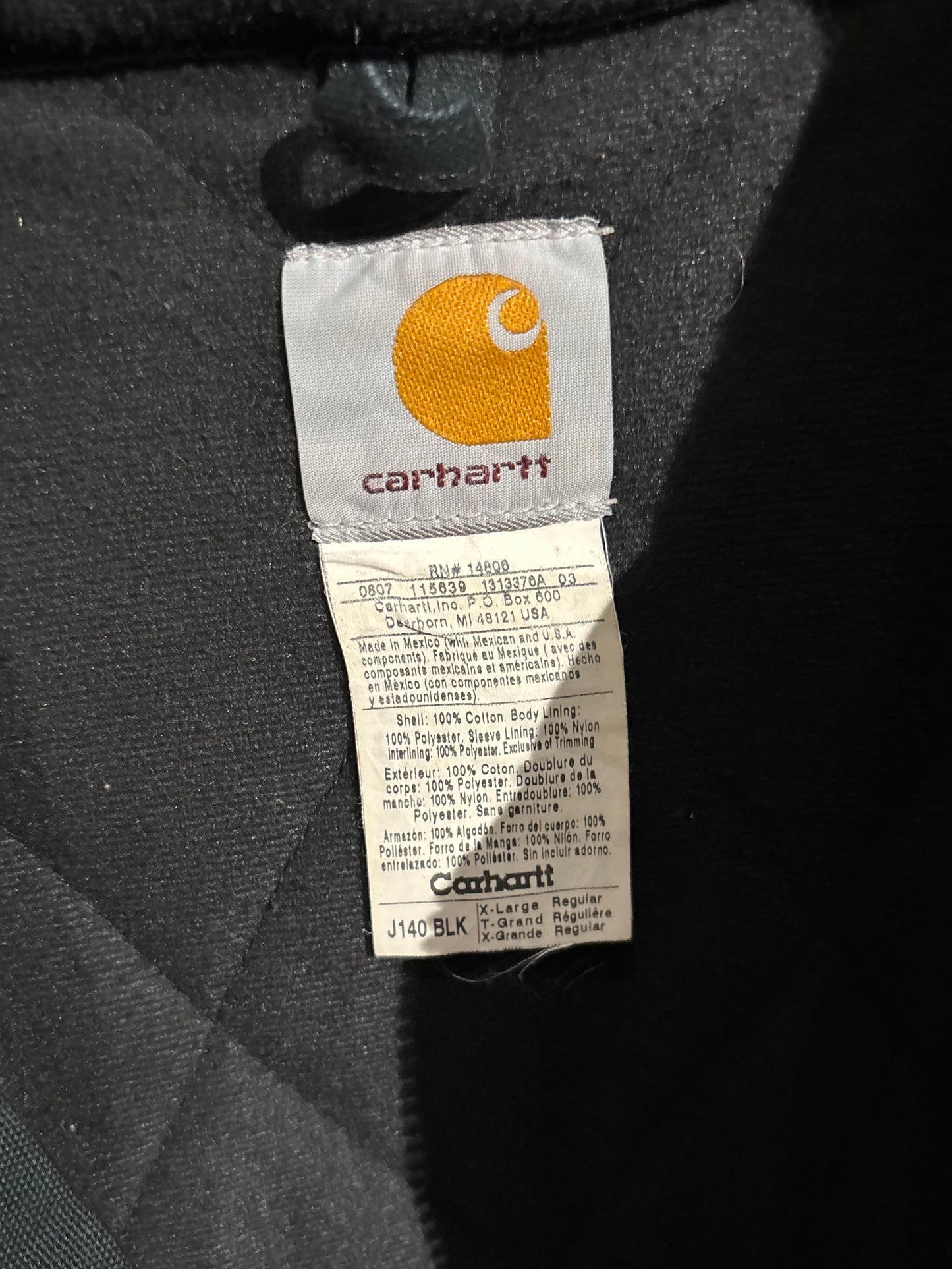 00's carhatt work jacket