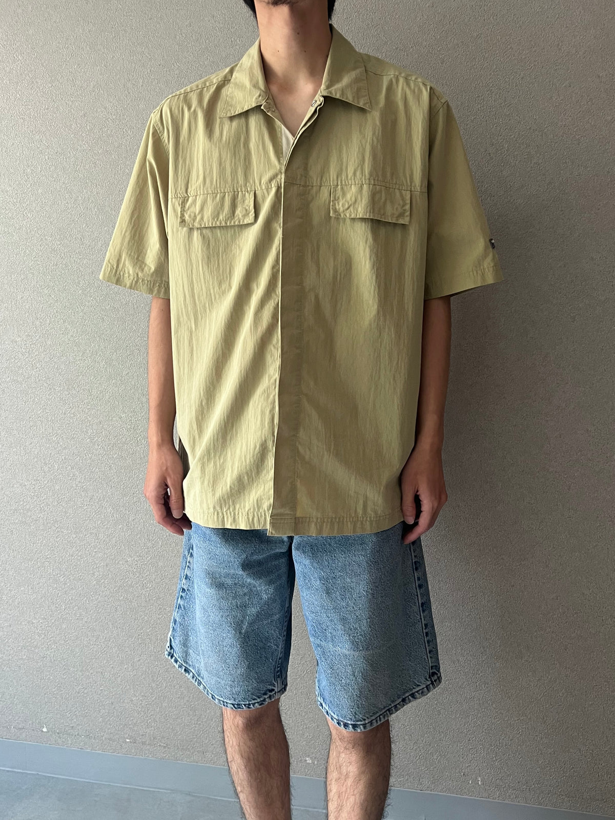 00's Levi's silverTab open collar shirt