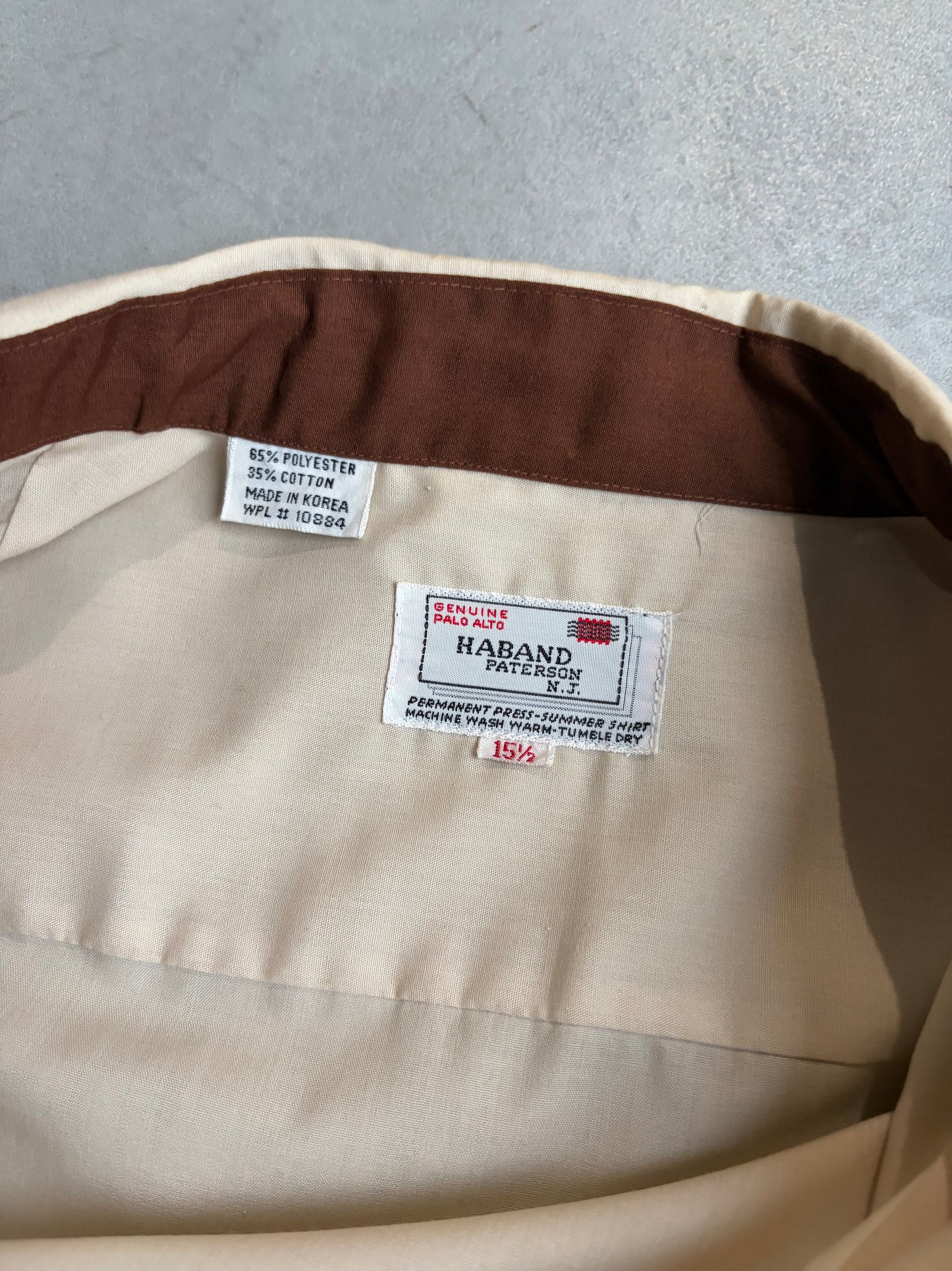 70's〜 HABAND S/S open collar shirt
