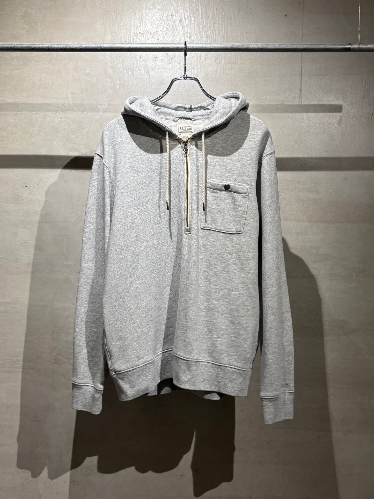 00's L.L.BEAN half zip sweat hoodie