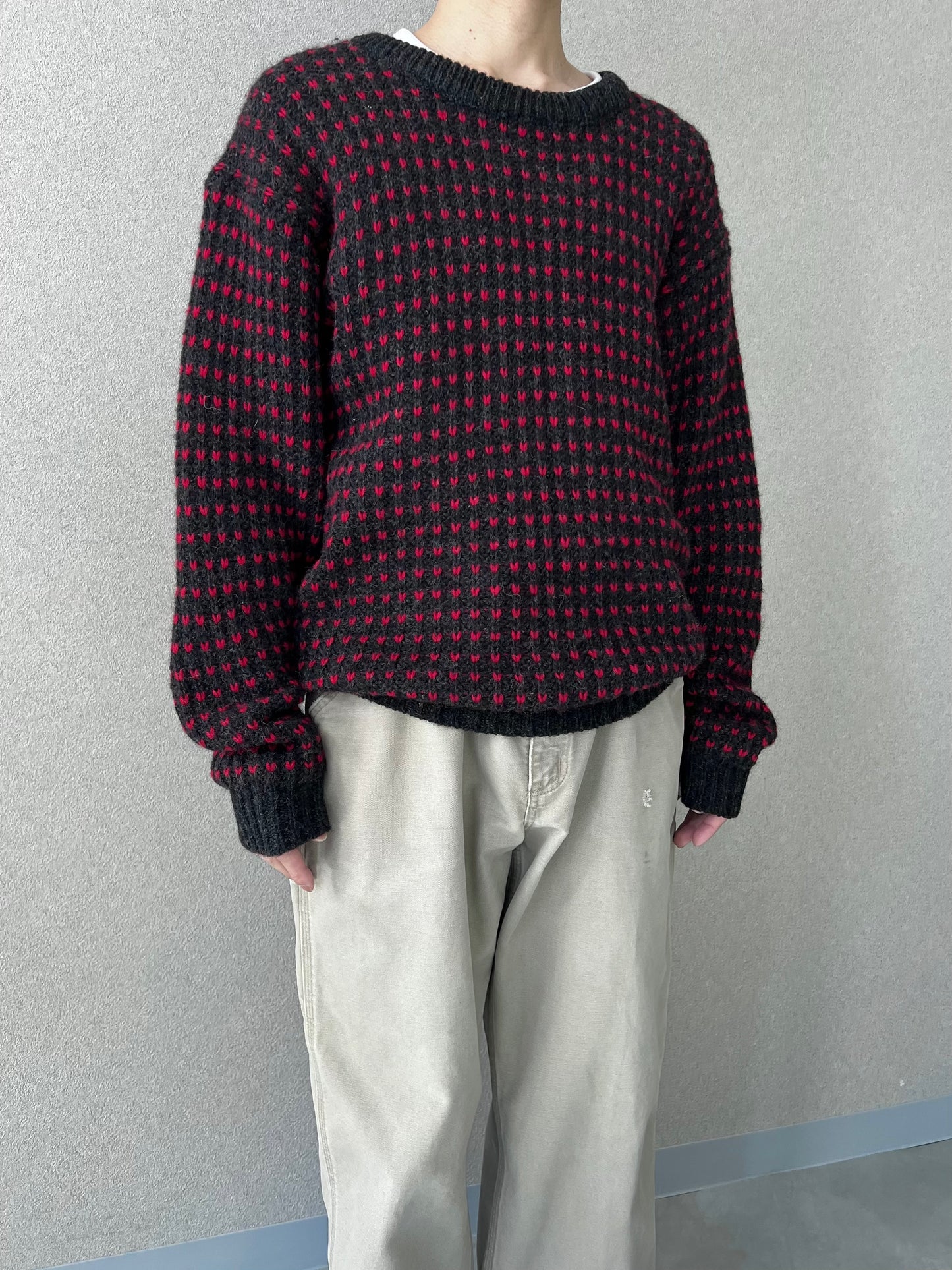 80's WOOLRICH wool knit sweater