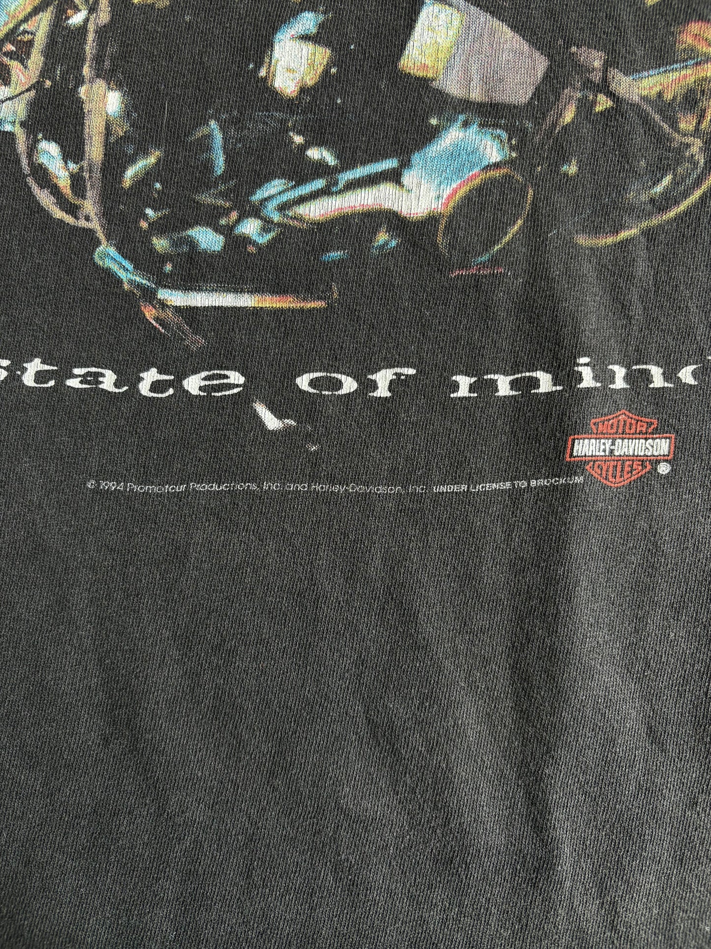90's The Rolling Stones × Harley-Davidson t-shirt "Made in USA"