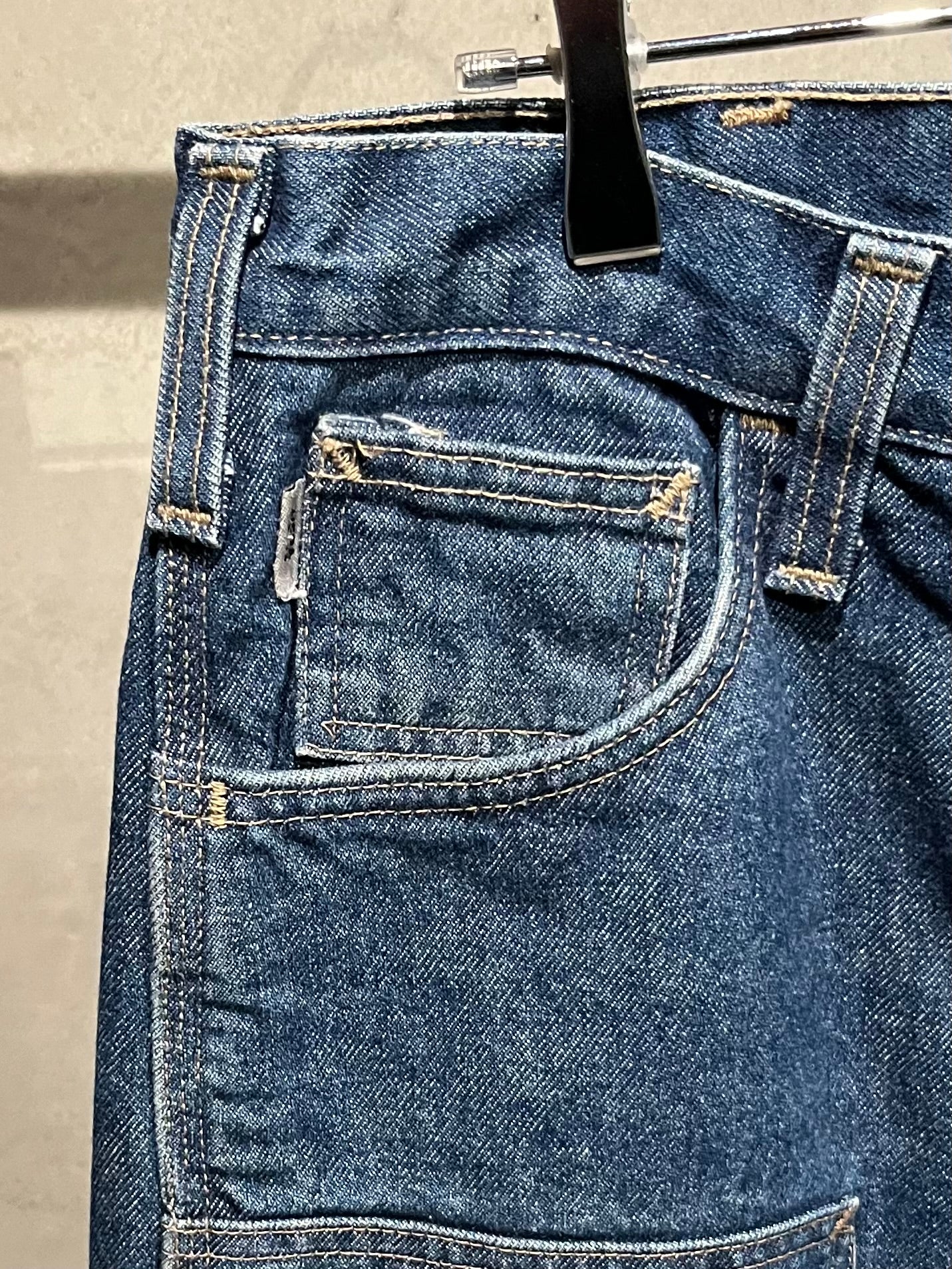 00's carhartt denim double knee painter pants