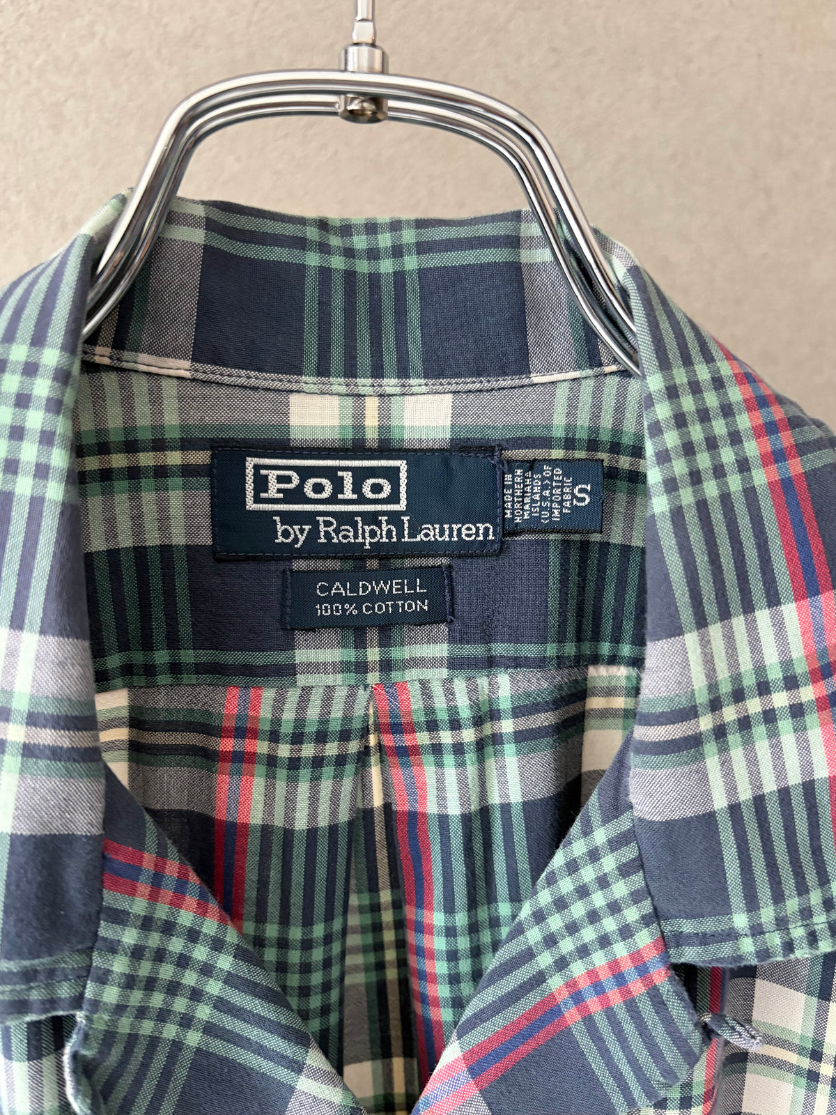 90's Polo Ralph Lauren open collar shirt “CALDWELL”