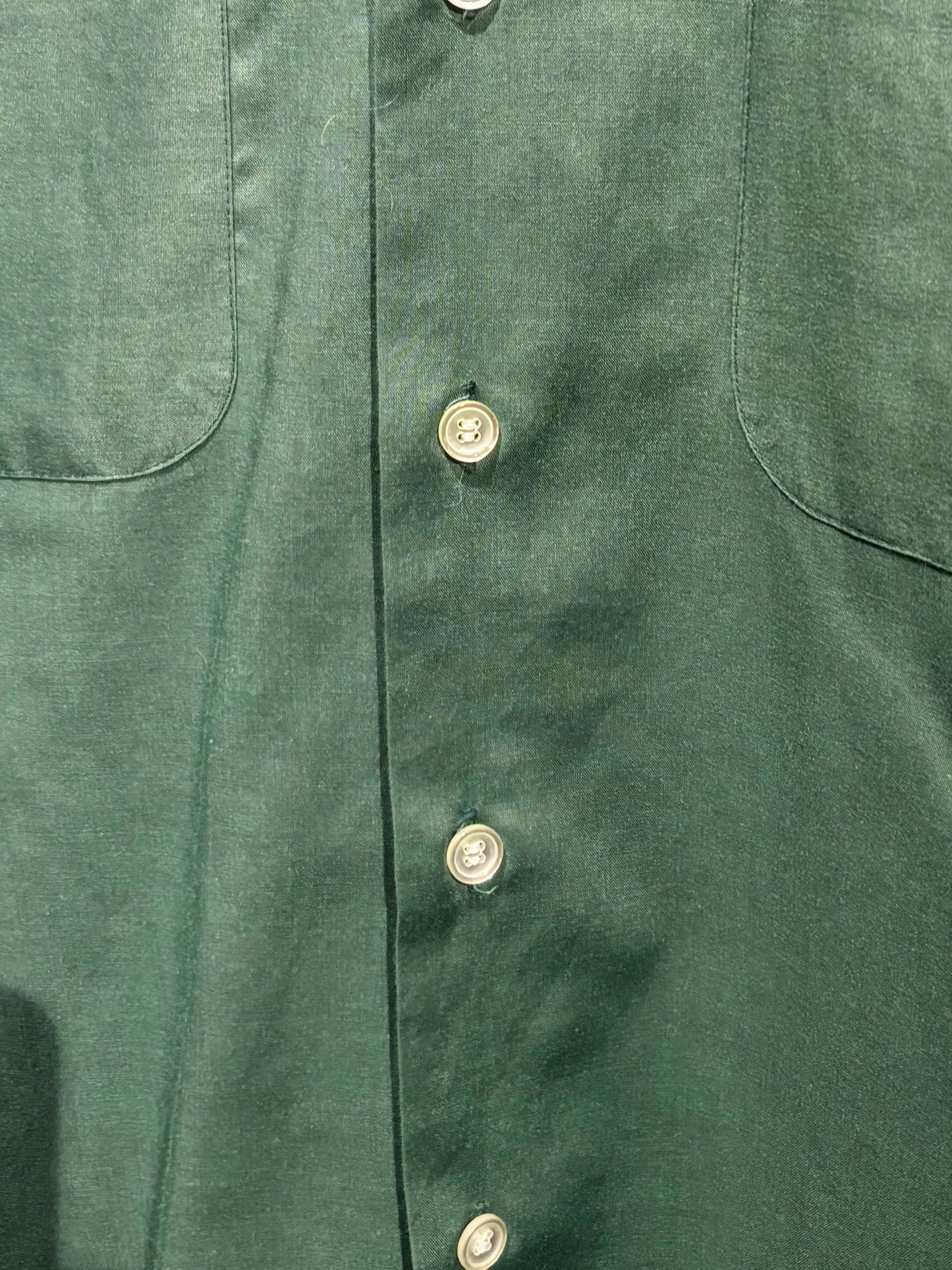 60's Donegal vintage open collar shirt